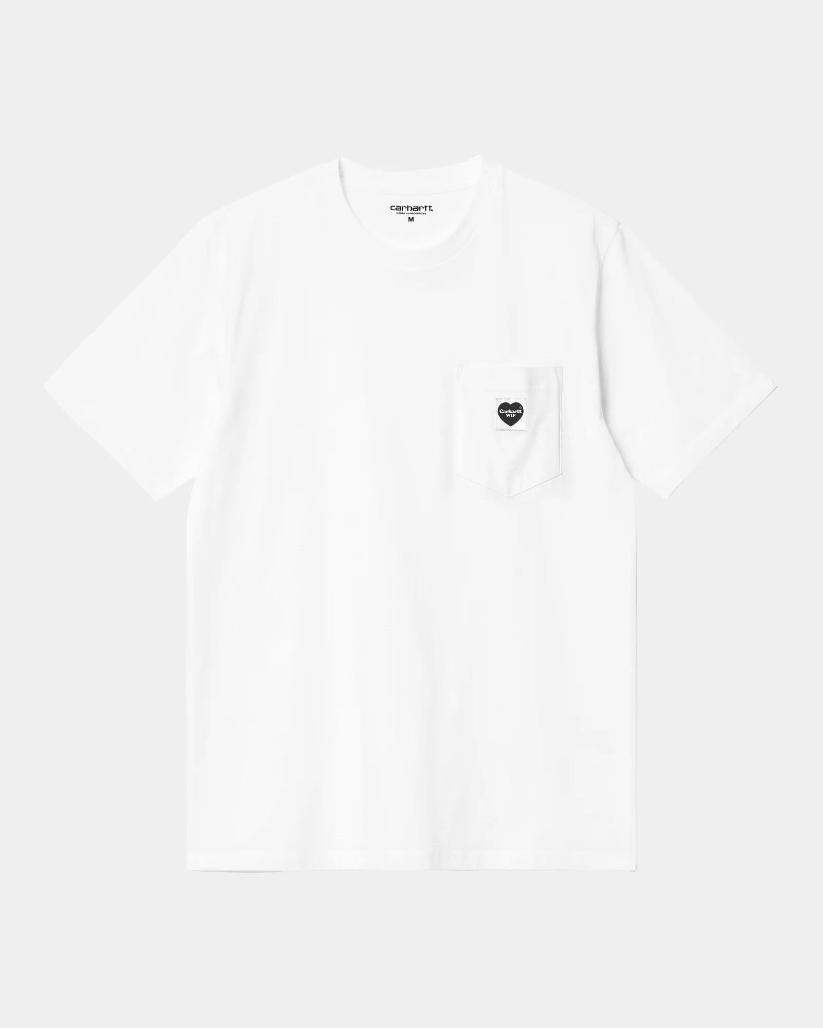 Pocket Heart T-Shirt | White / Black