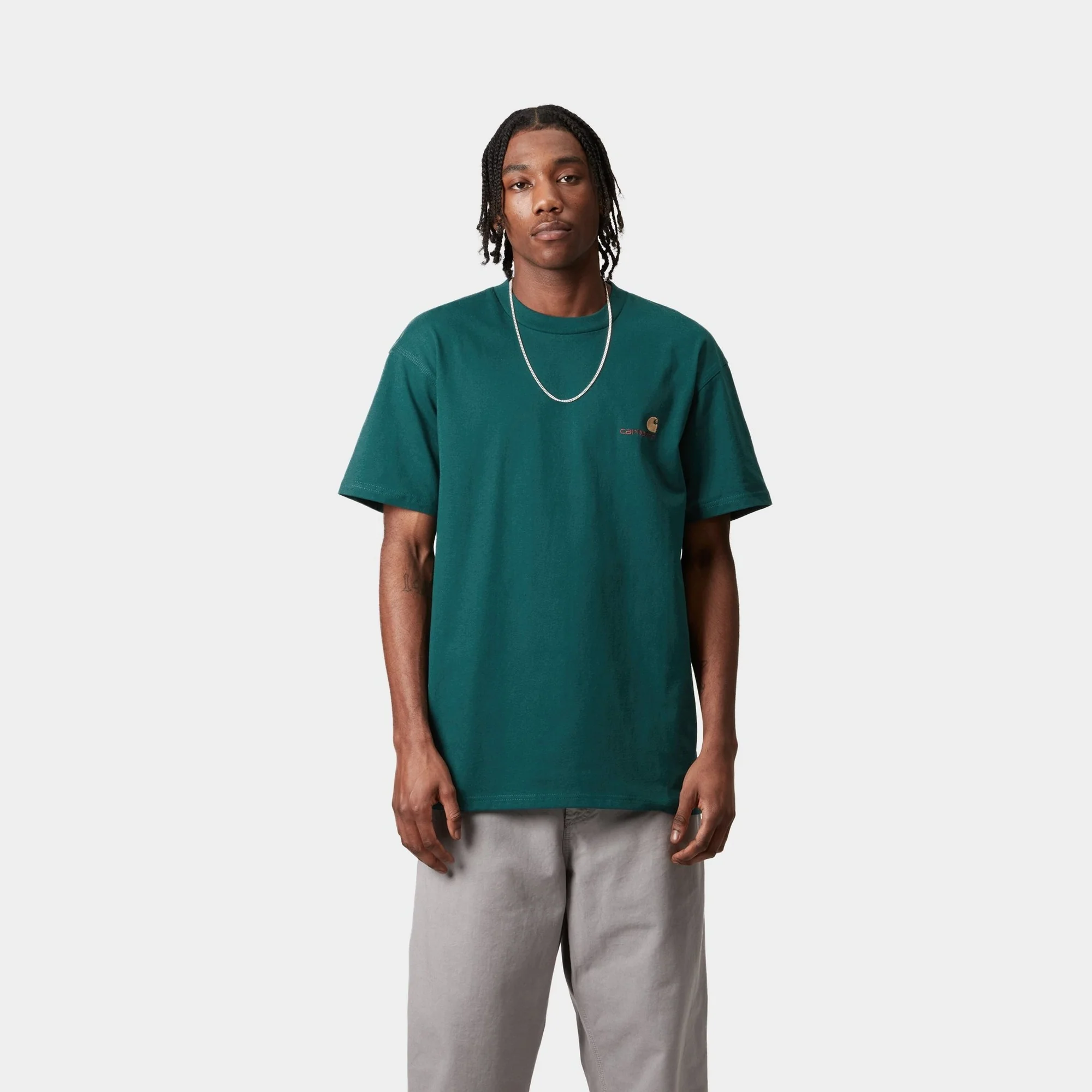 American Script T-Shirt | Malachite