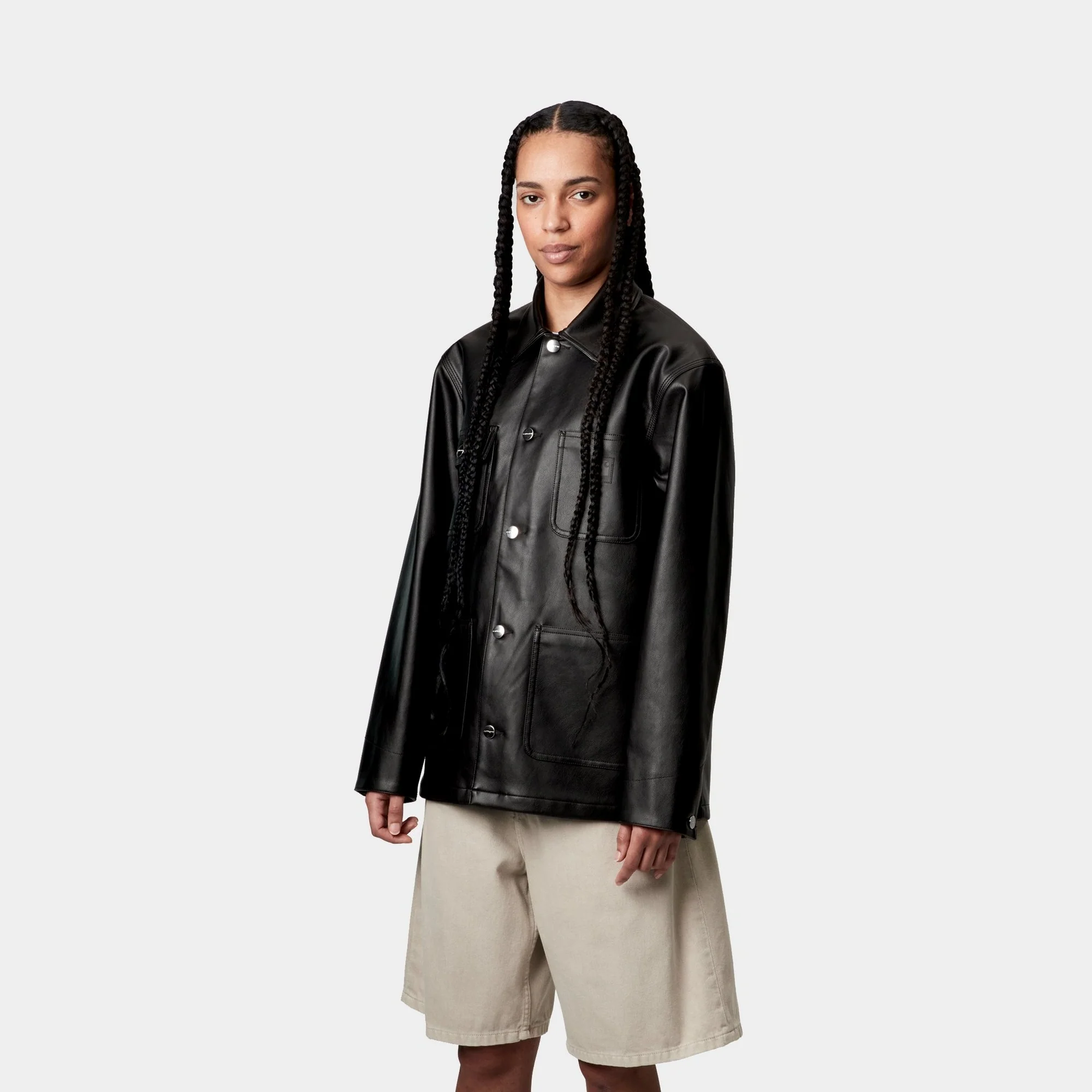 Women’s Michigan Jacket - PU Leather | Black