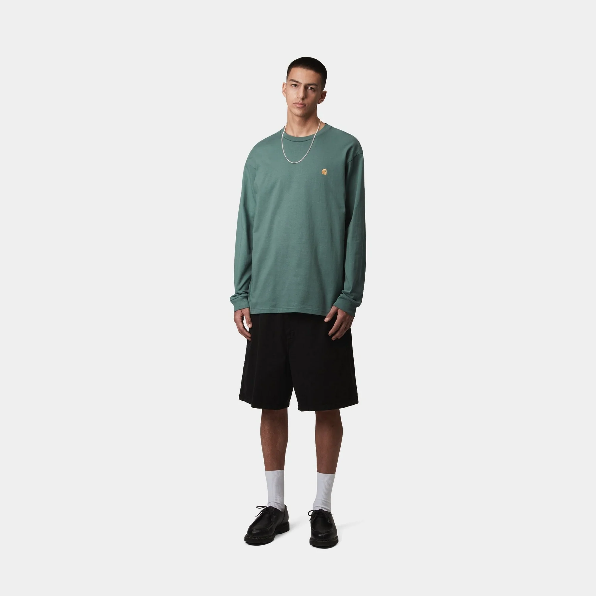 Chase Long Sleeve T-Shirt | Silver Pine