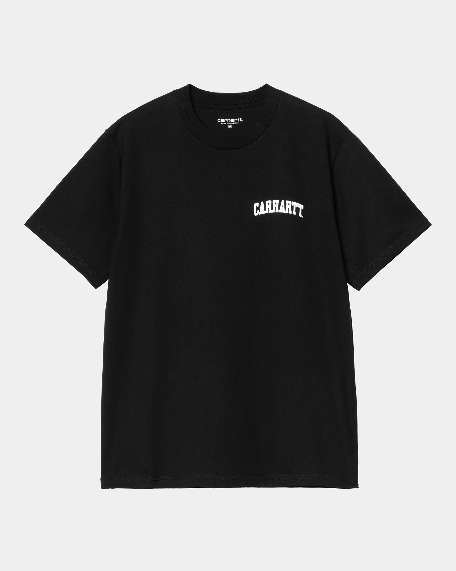 University Script T-Shirt | Black / White