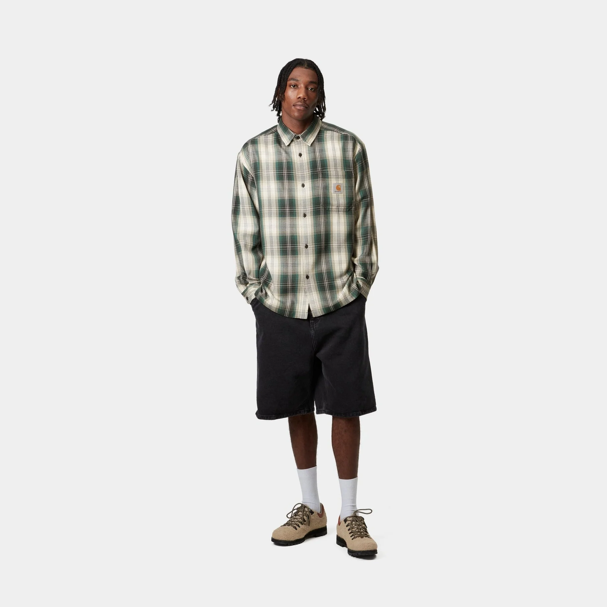 Blanton Check Shirt | Malachite
