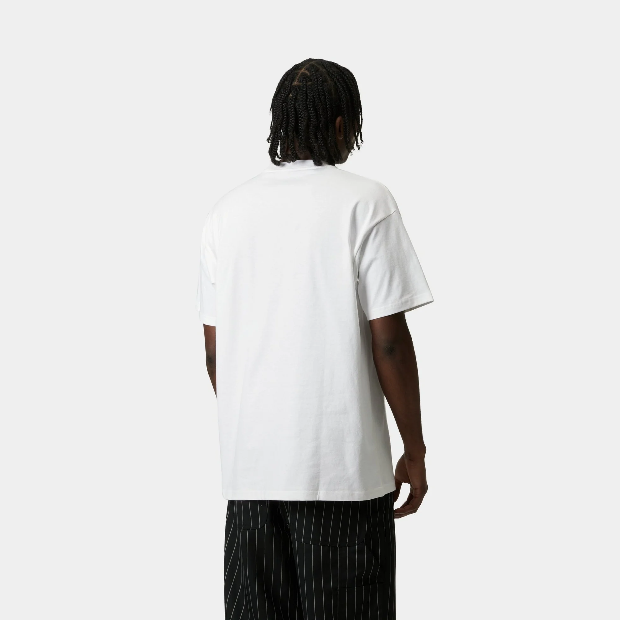 Fragments Pocket T-Shirt | White / Black
