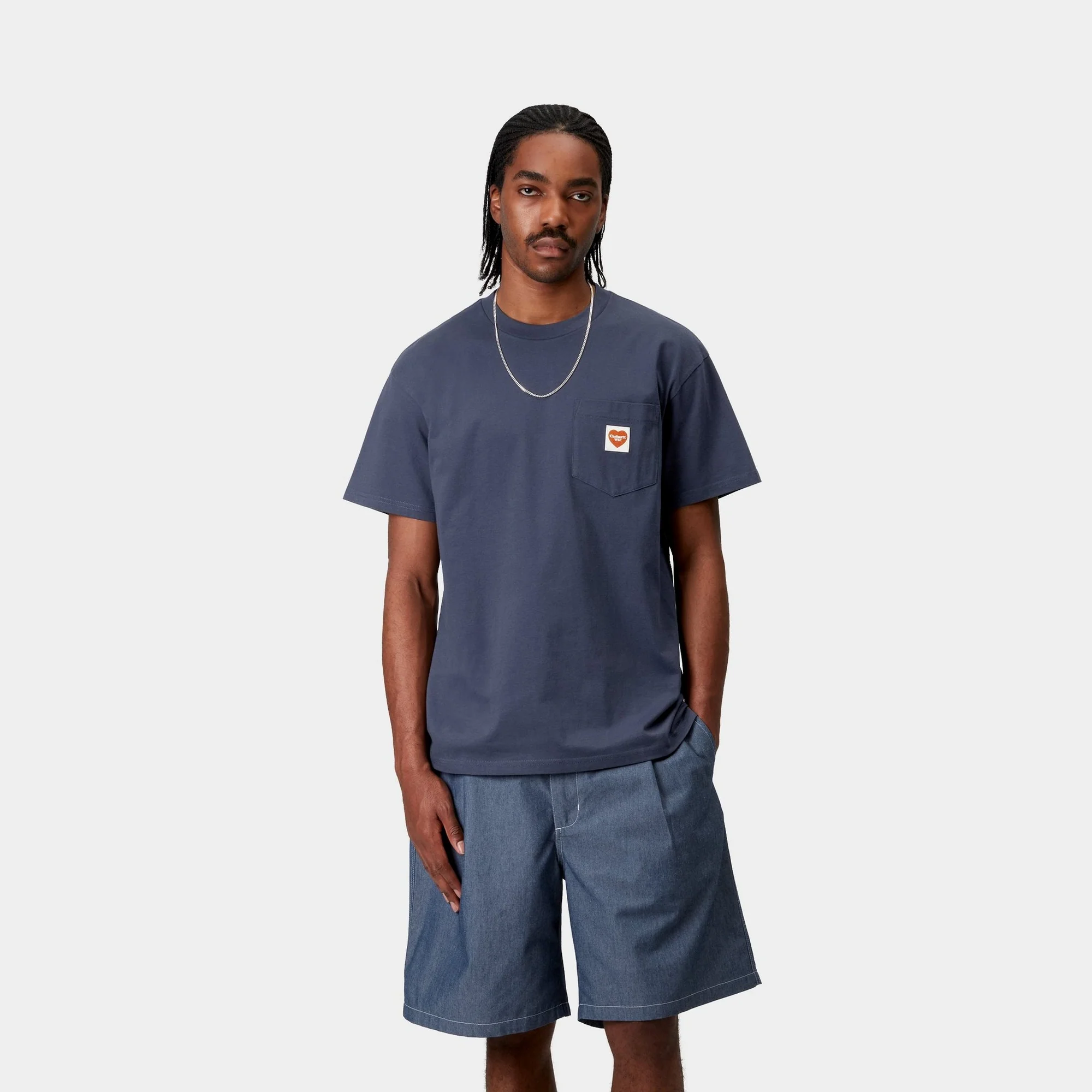 Pocket Heart T-Shirt | Blue