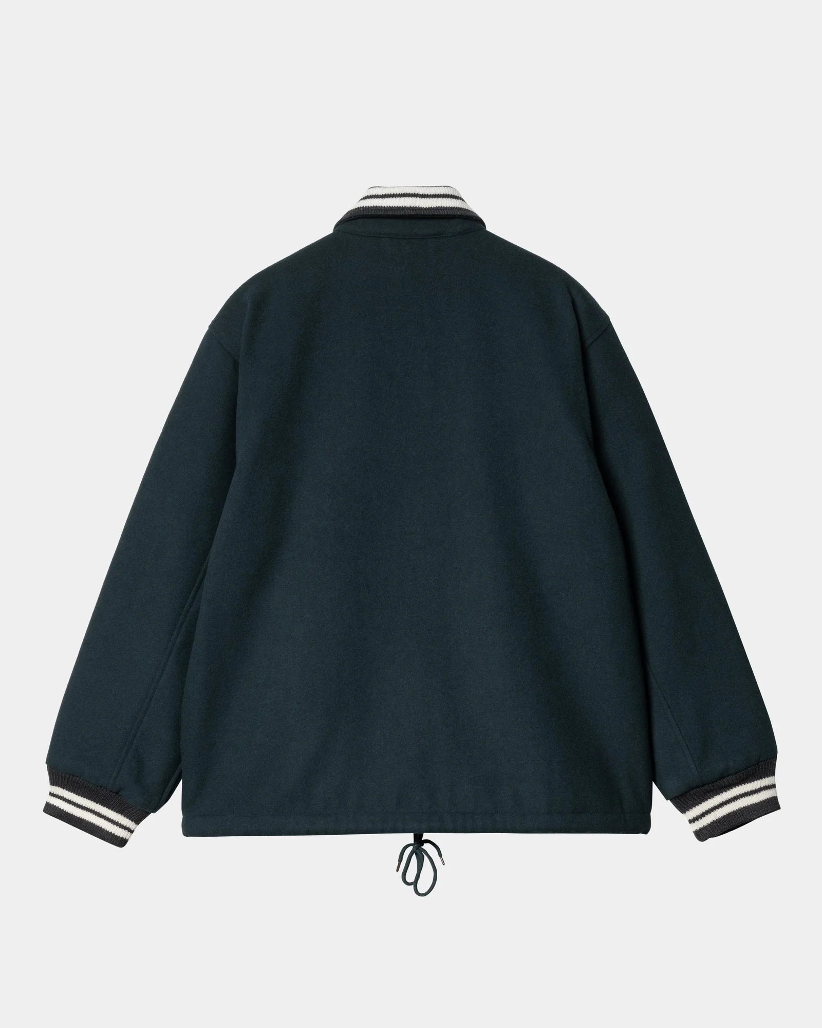 Wool Coach Jacket | Deep Lagoon / Wax