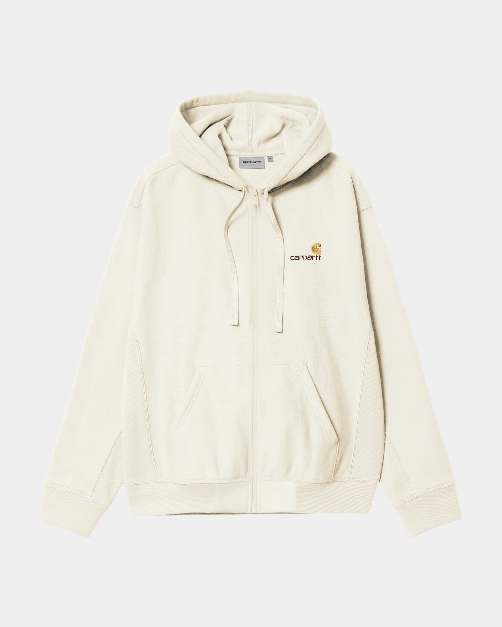 Hooded American Script Jacket | Natural