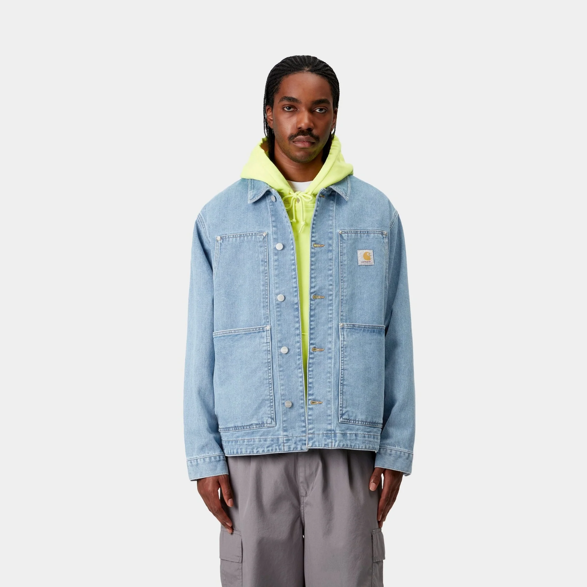 OG Double Front Jacket | Blue (stone bleached)