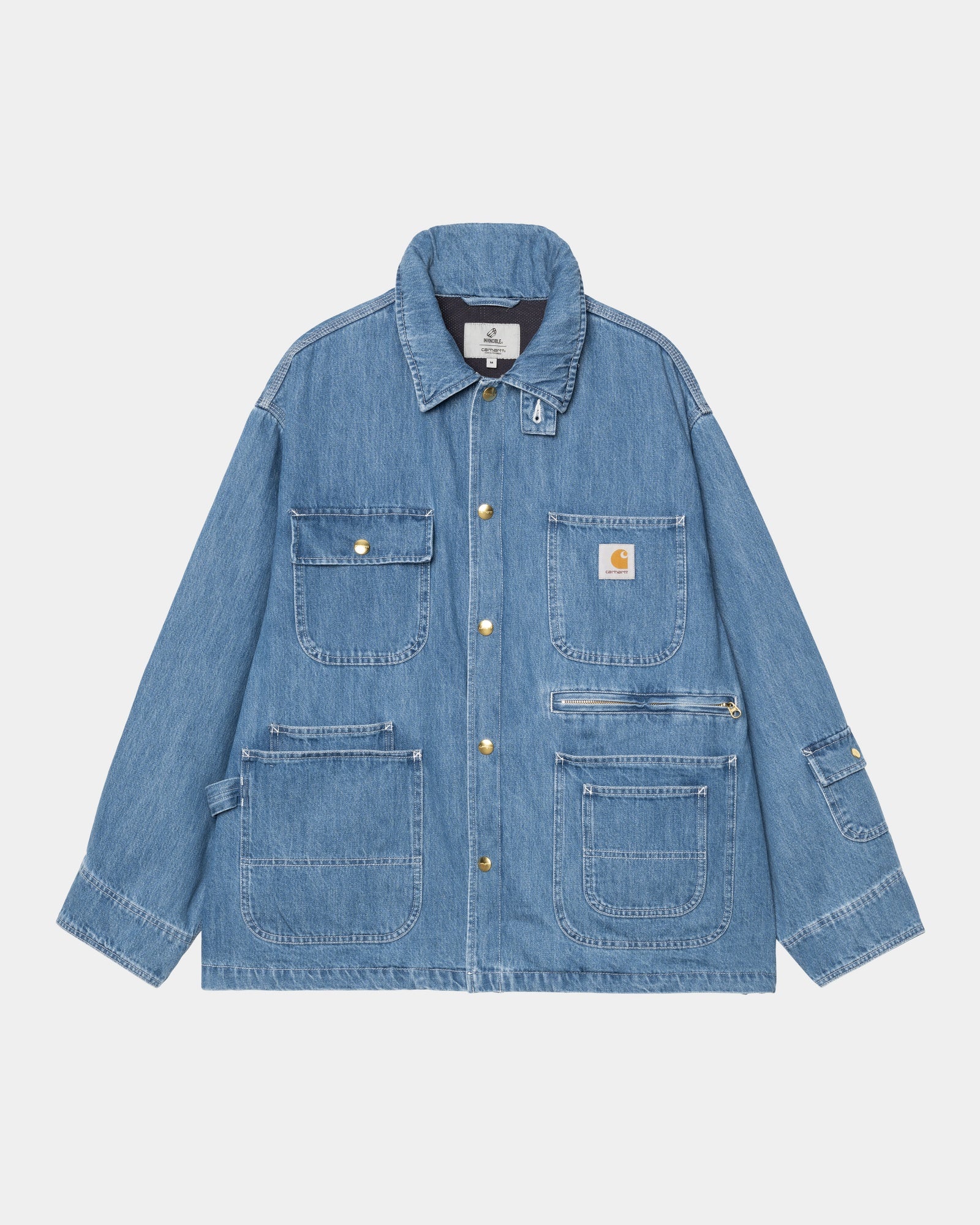 Carhartt WIP x INVINCIBLE Denim Chore Coat Max | Blue (stone washed)