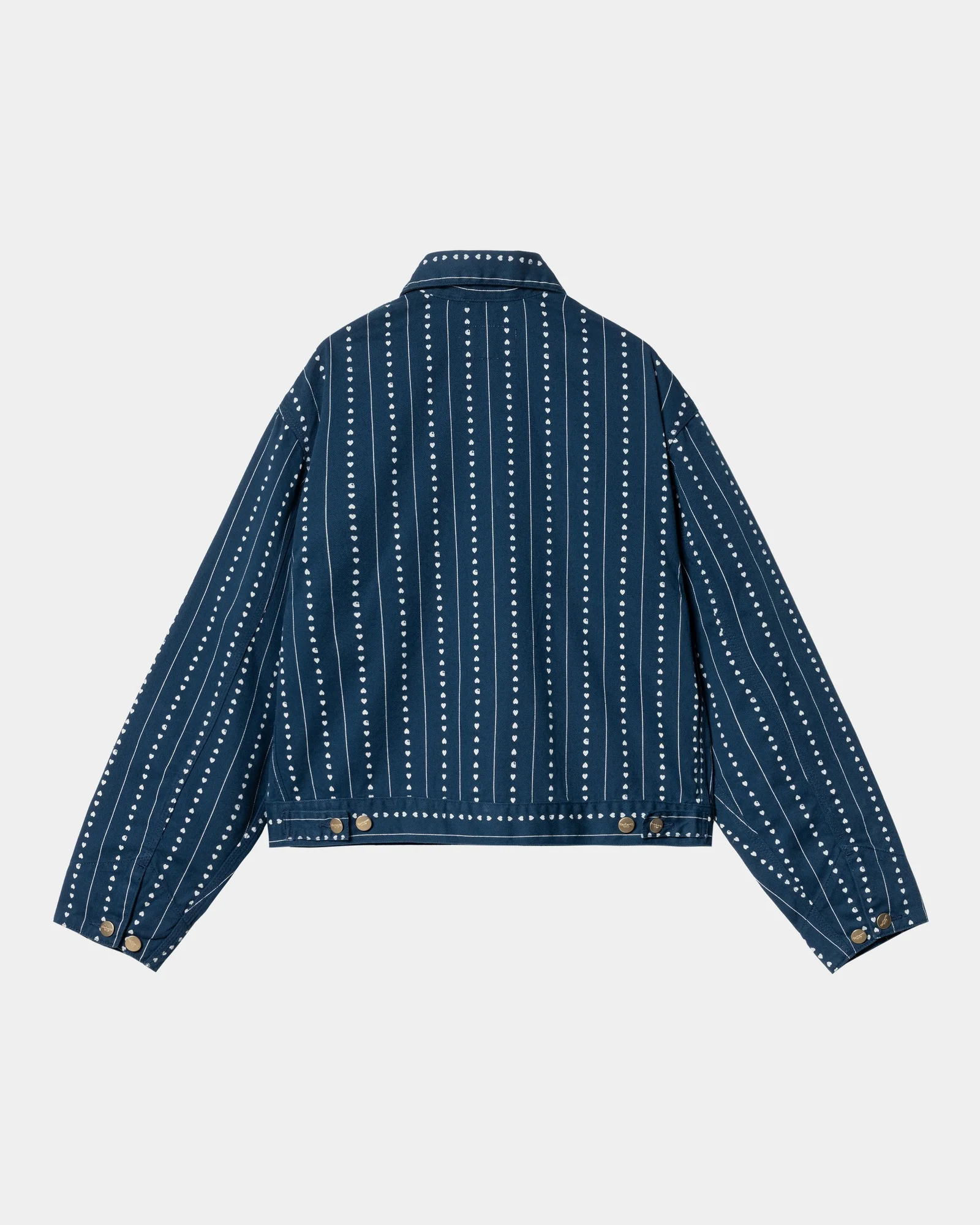 Women’s Drewe Jacket | Ink / Natural Heart C Pinstripe