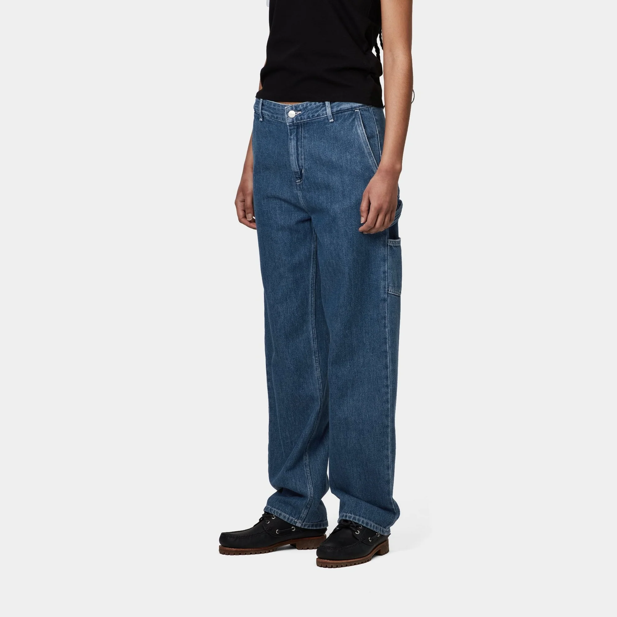 Pierce Pant Straight - Denim | Blue (stone washed)