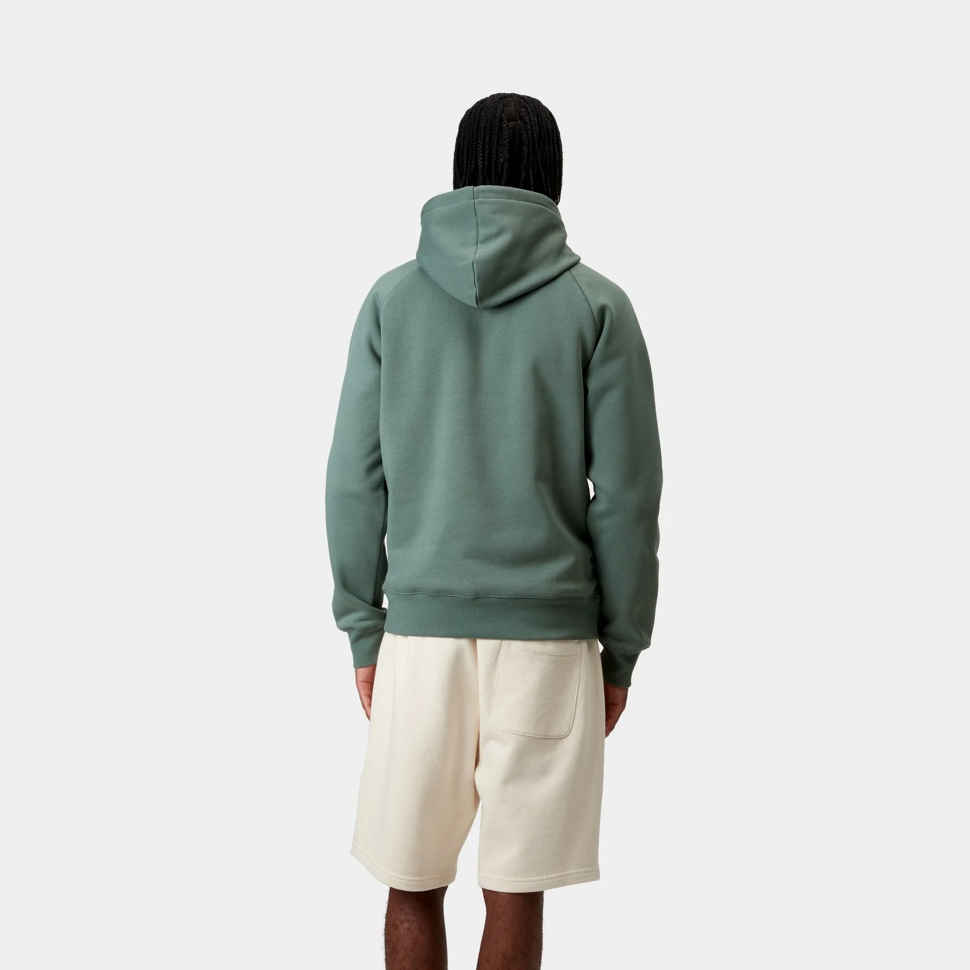Hooded Chase Sweatshirt | Silver Pine