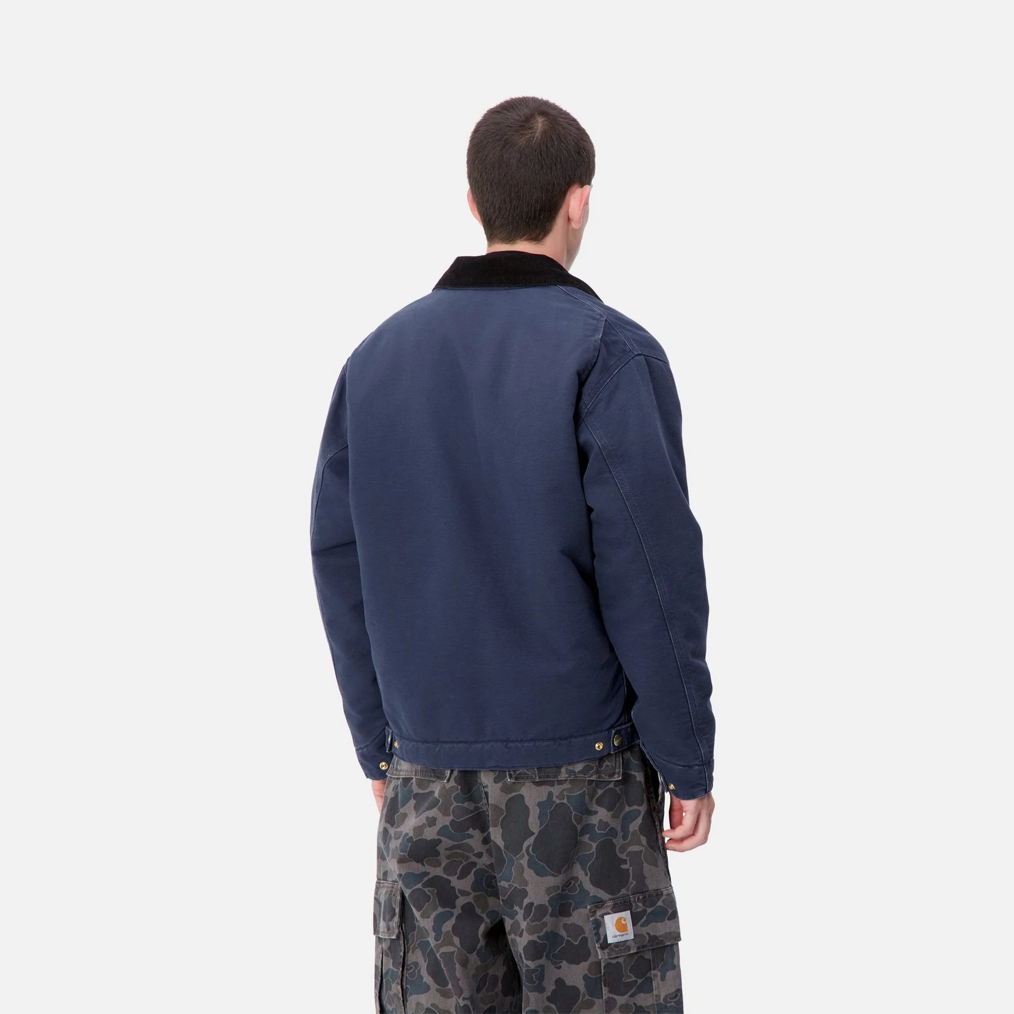 OG Detroit Jacket (Winter) | Air Force Blue / Black (aged canvas)