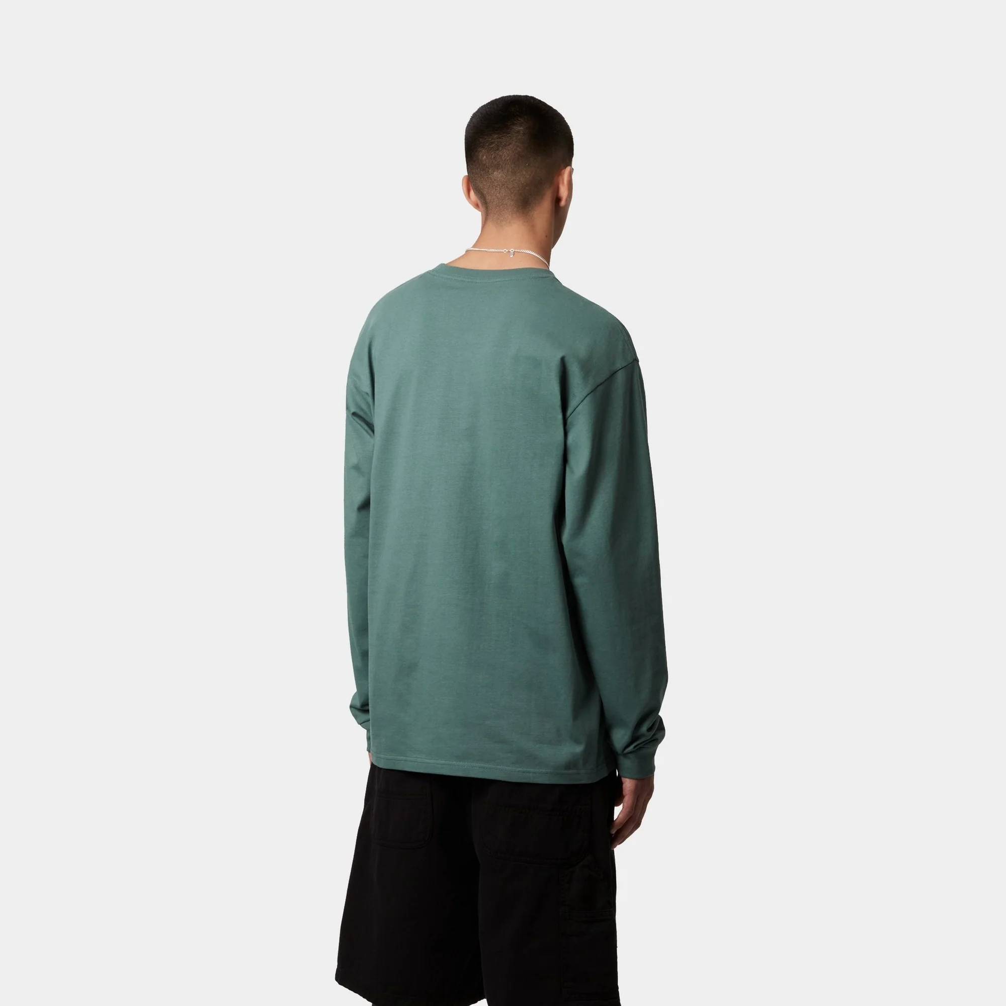 Chase Long Sleeve T-Shirt | Silver Pine