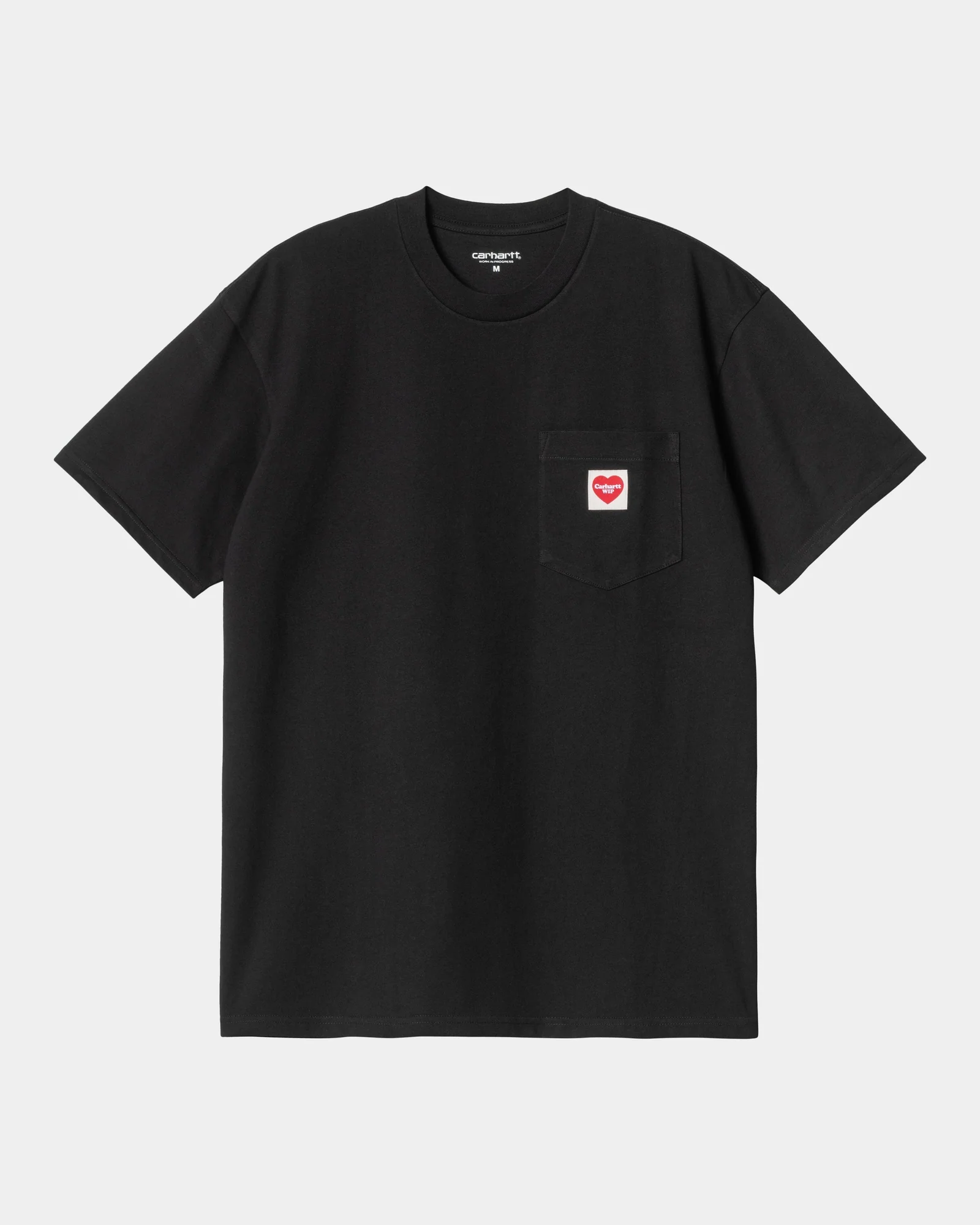 Pocket Heart T-Shirt | Black / Red