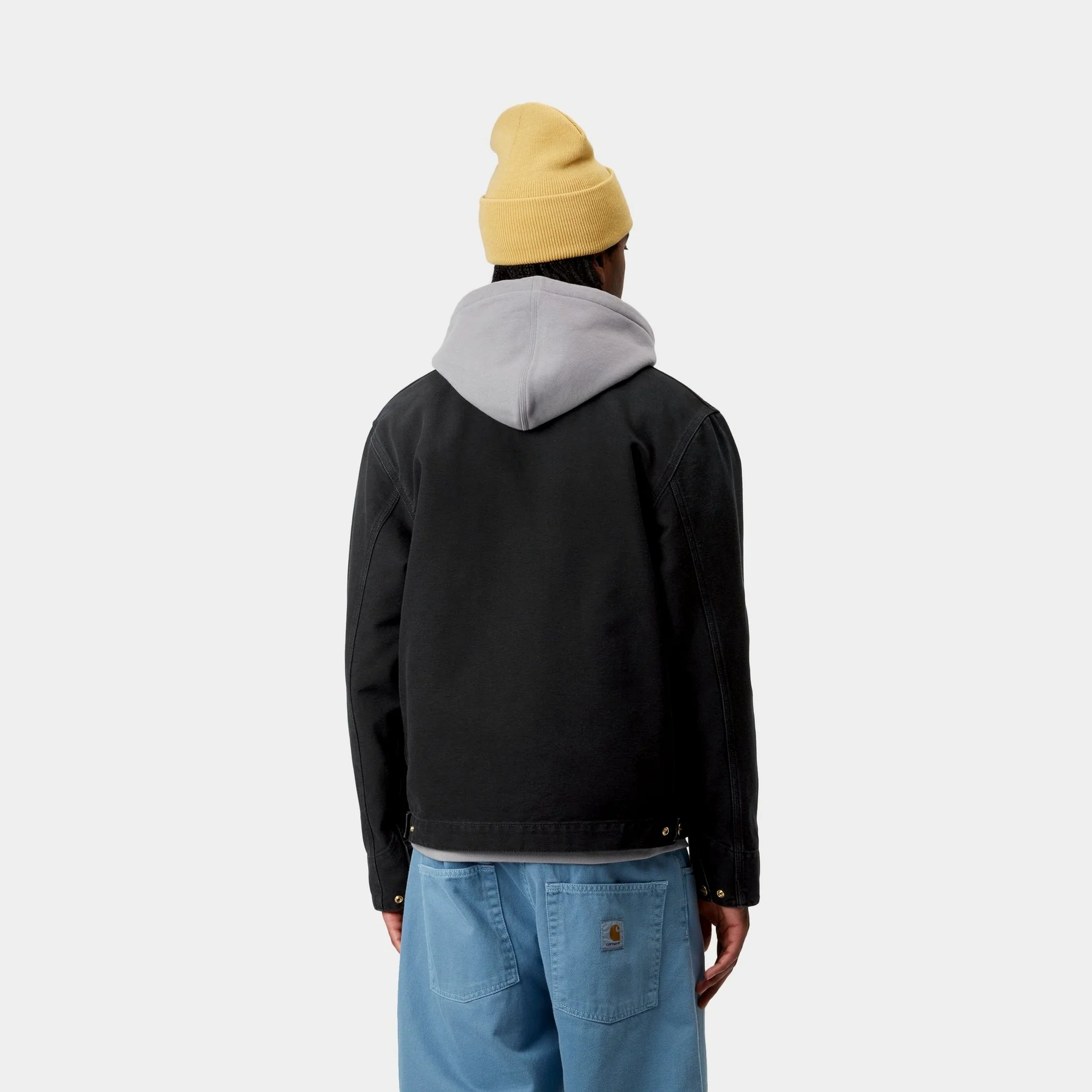 Detroit Jacket (Spring) - Stone Canvas | Black