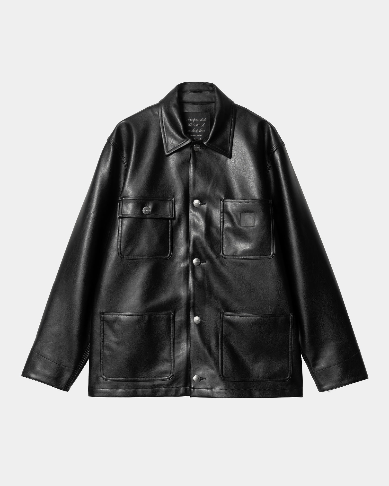 Women’s Michigan Jacket - PU Leather | Black