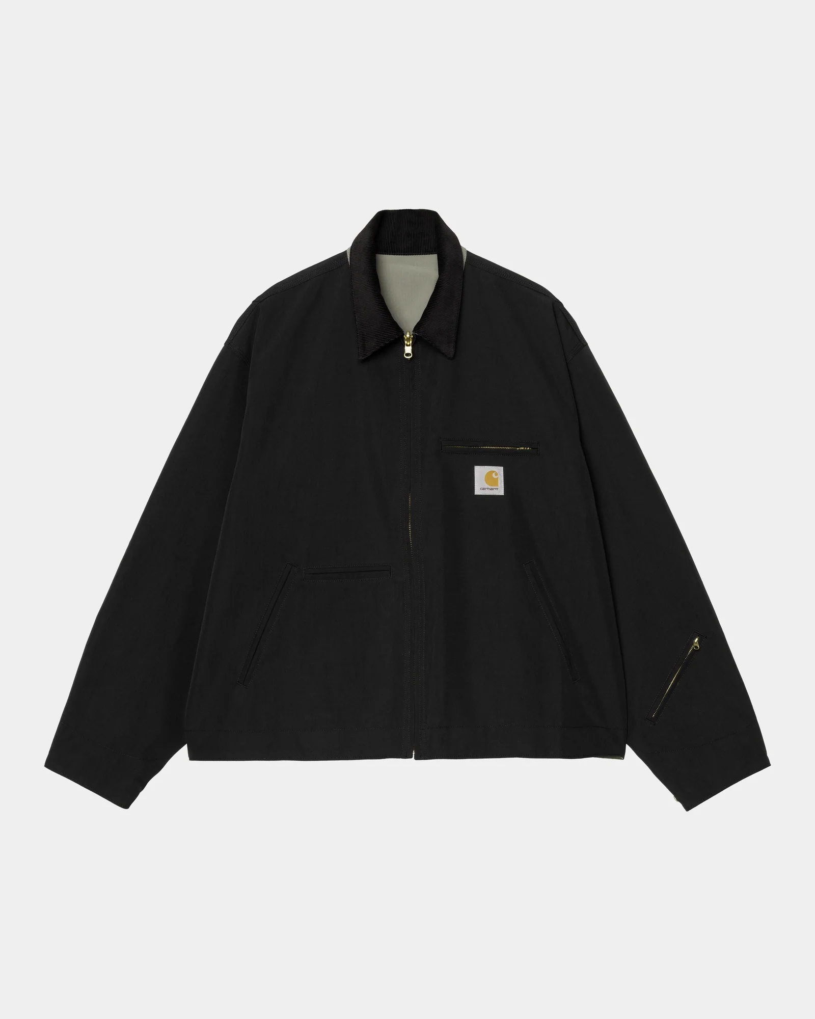 Carhartt WIP x INVINCIBLE Reversible Detroit Jacket Max | Black / Sage Green