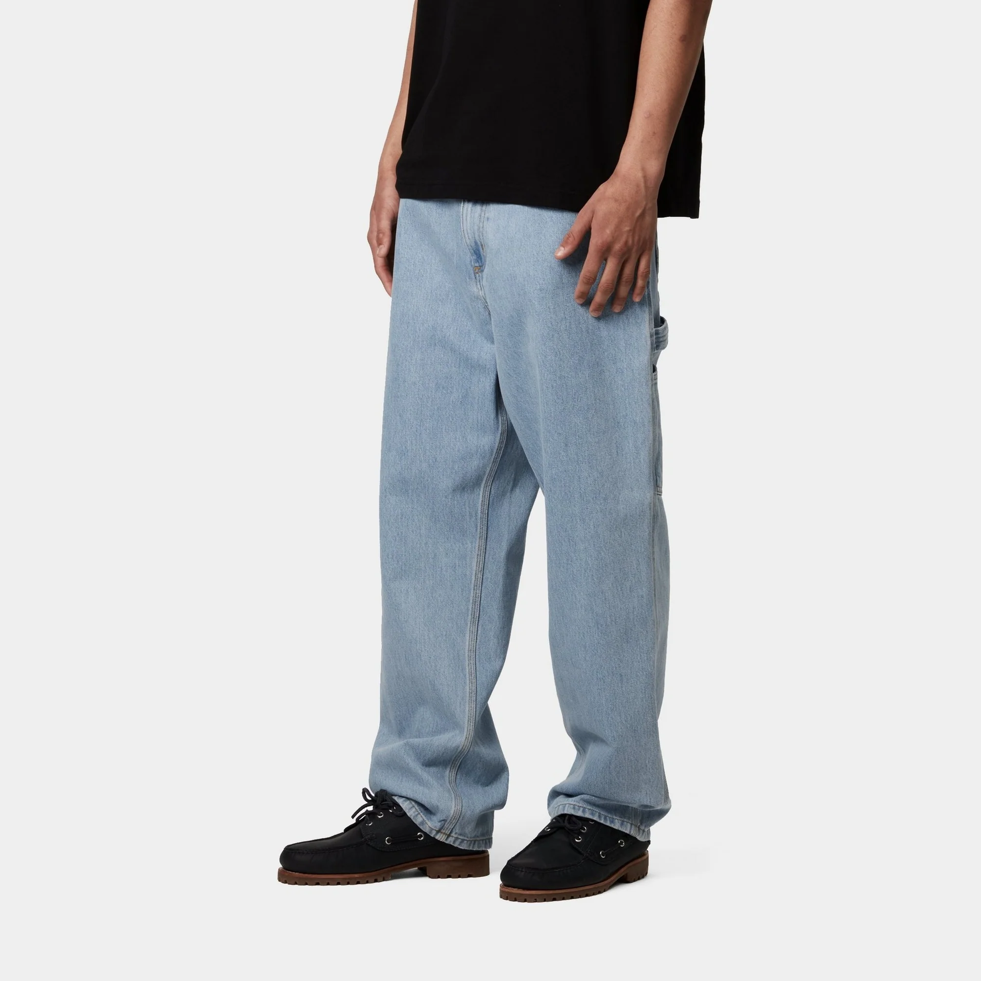 Single Knee Pant - Denim | Blue (heavy stone bleached)