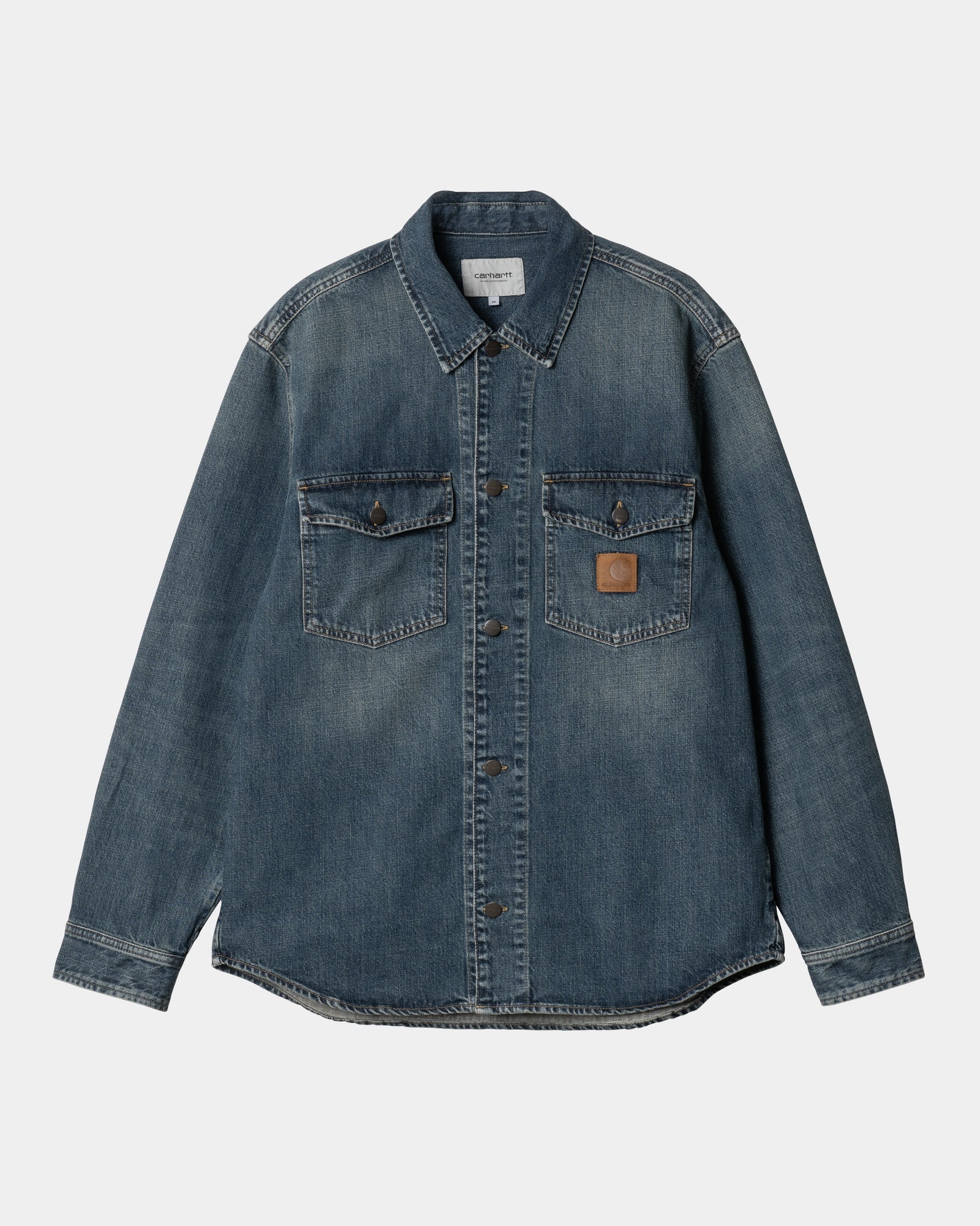 Lincoln Shirt Jacket | Blue (worn used wash)