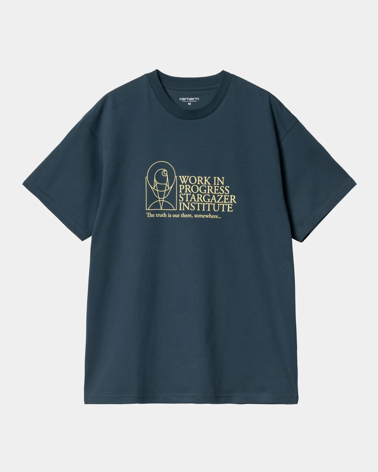 Stargazer T-Shirt | Dusky Blue / Yellow