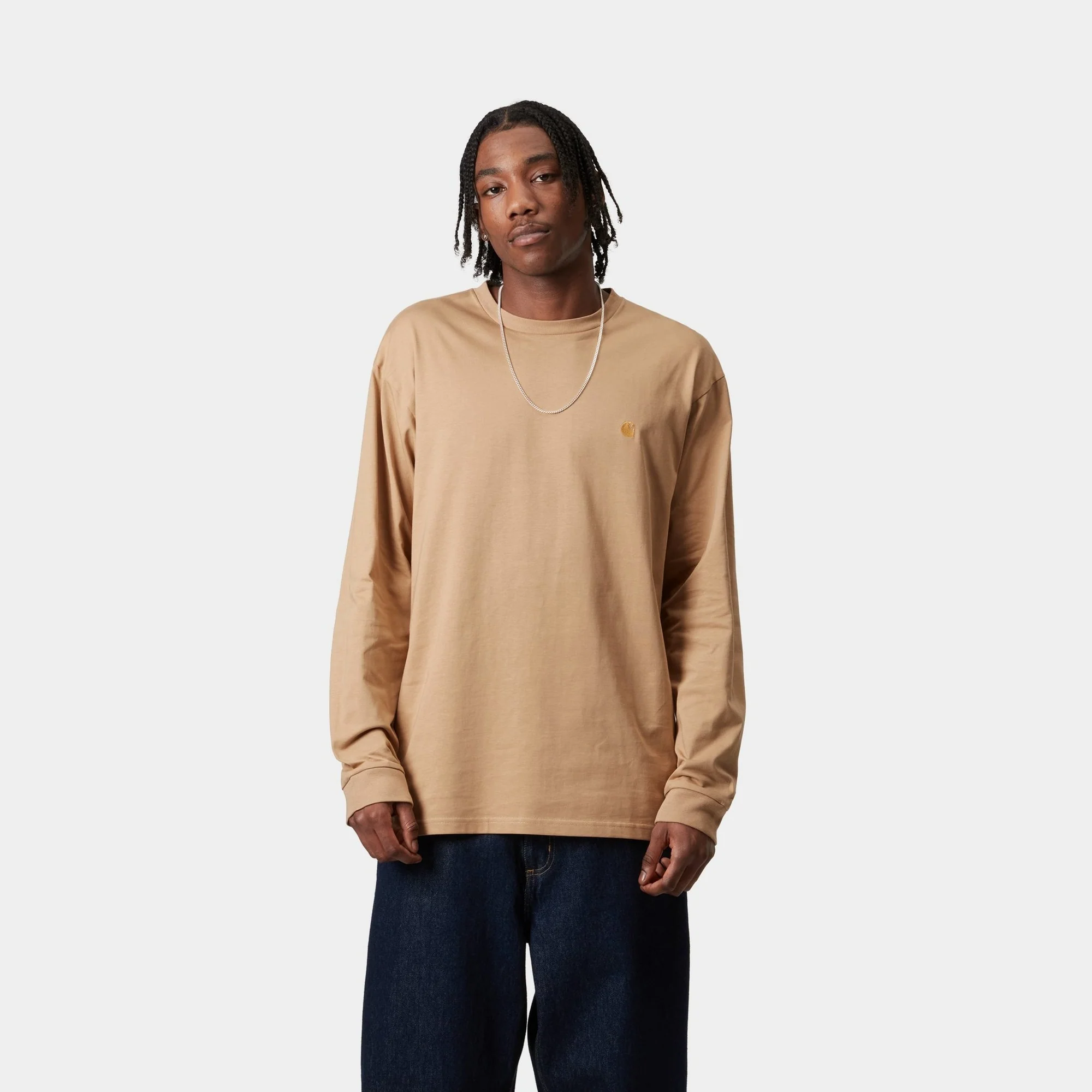 Chase Long Sleeve T-Shirt | Dusty Hamilton Brown