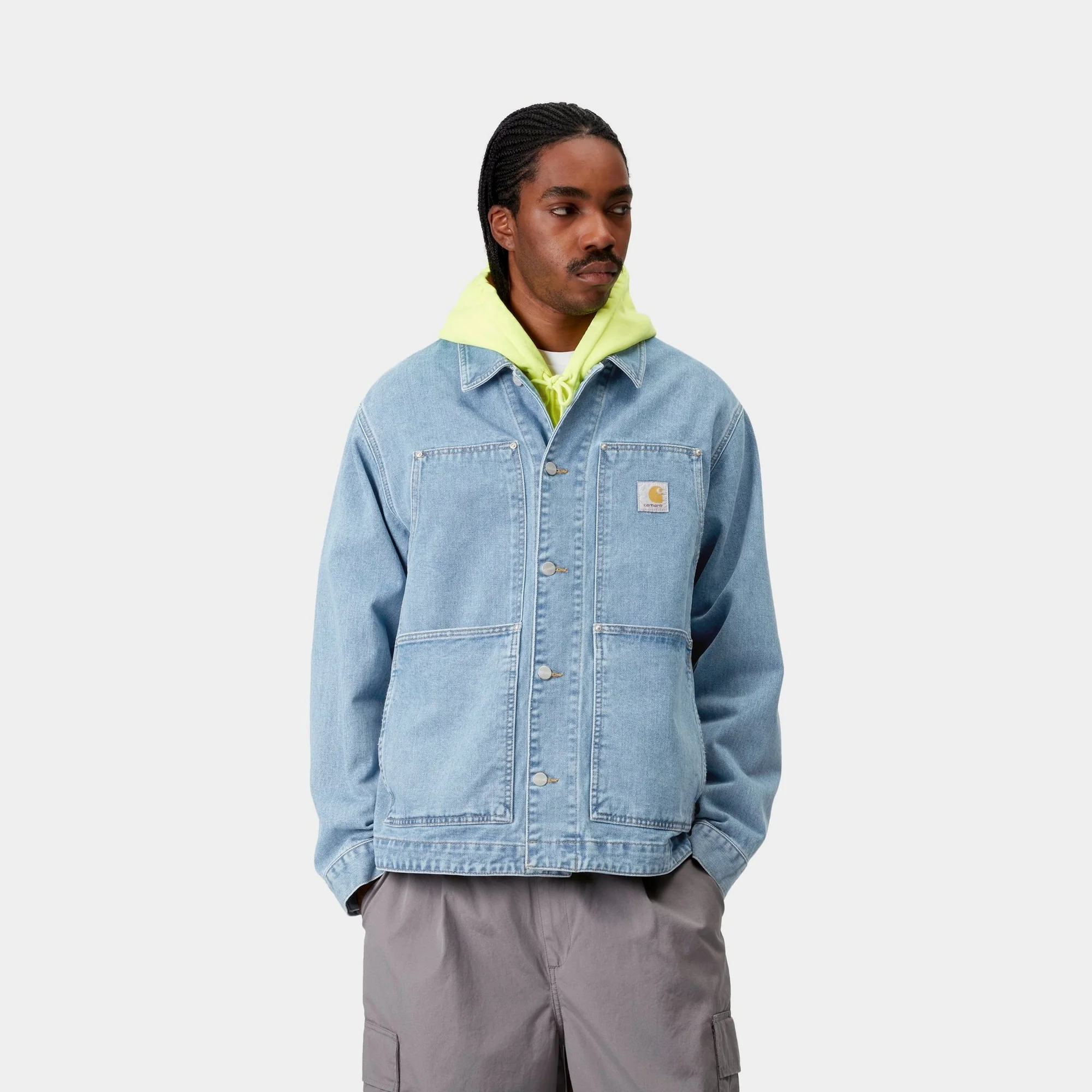 OG Double Front Jacket | Blue (stone bleached)