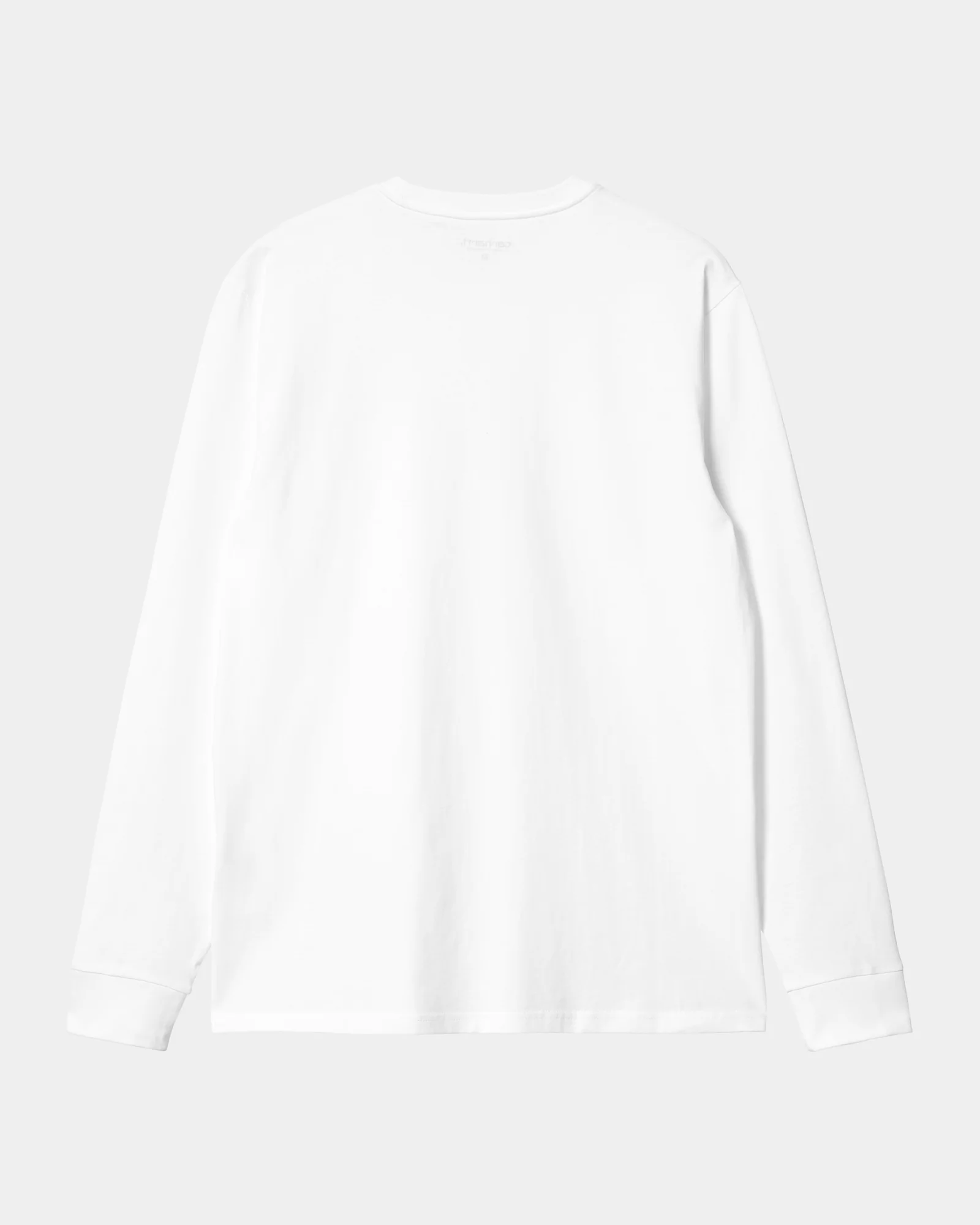 Long Sleeve Pocket T-Shirt | White
