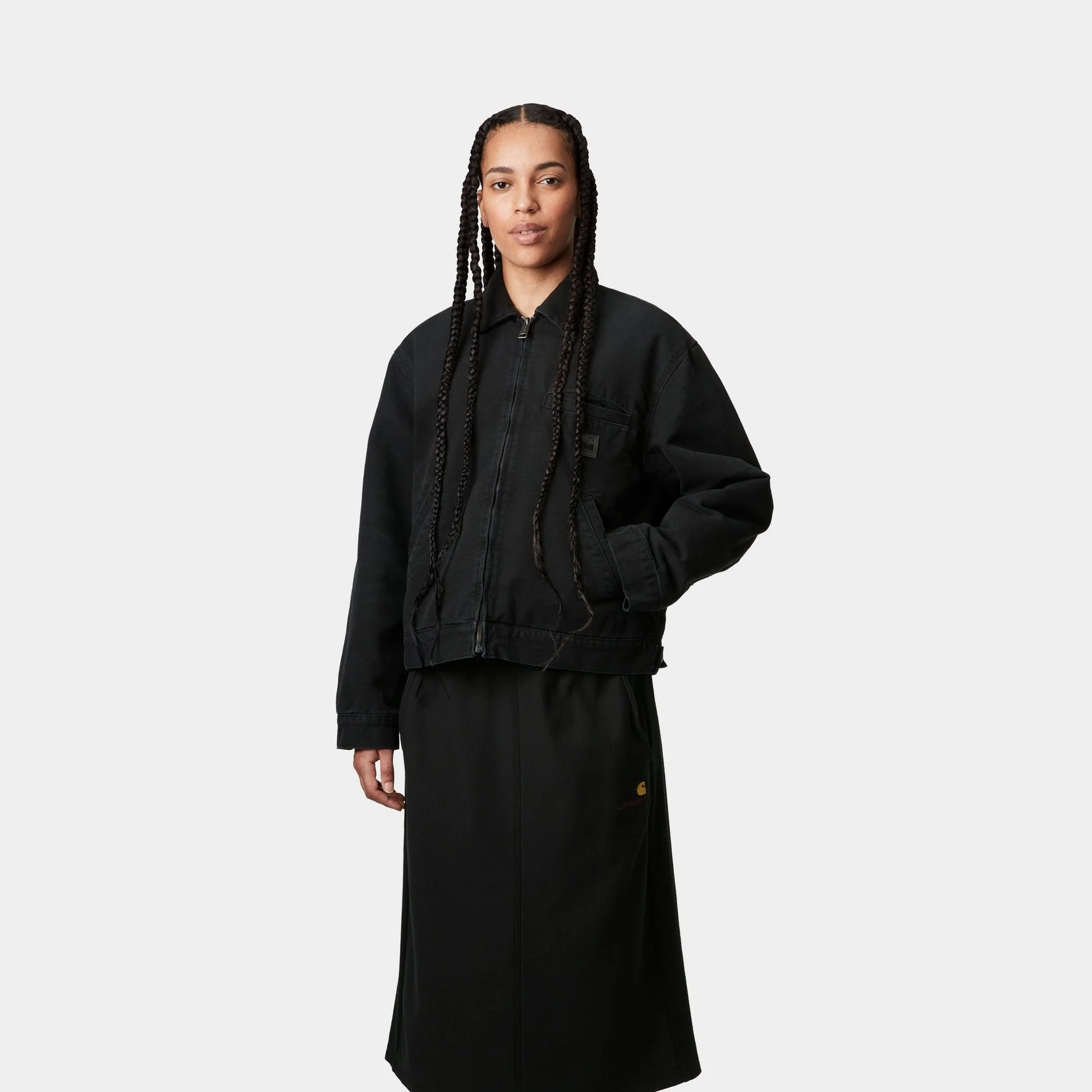 Women’s Dayton Jacket | Black (stone canvas)