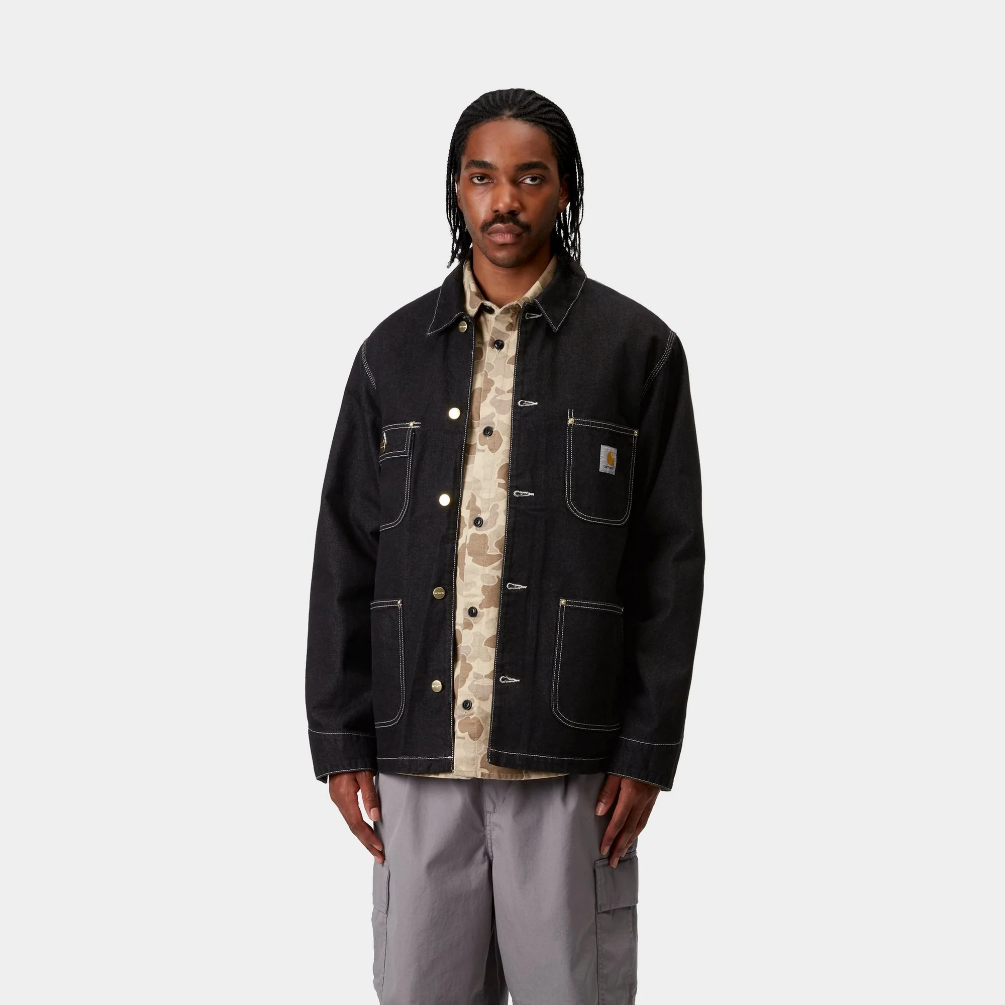 OG Chore Coat (Spring) - Denim | Black (one wash)