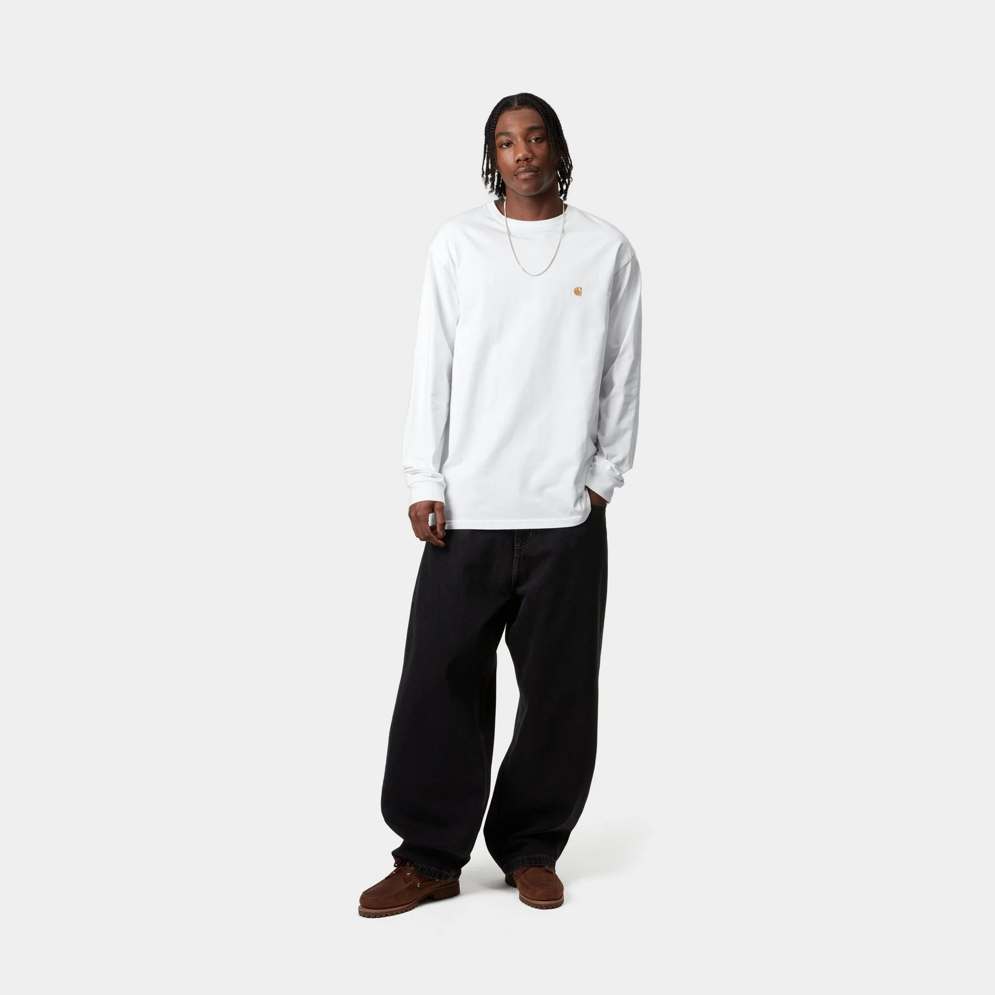 Chase Long Sleeve T-Shirt | White