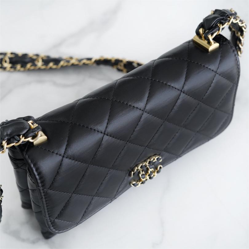 Chanel -23K Flap Bag-18cm