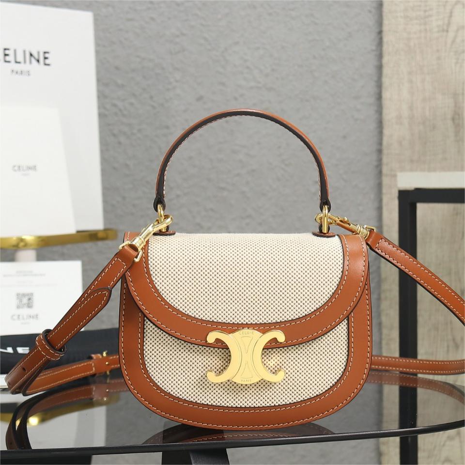 CELINE-Mini Besace-15.5cm