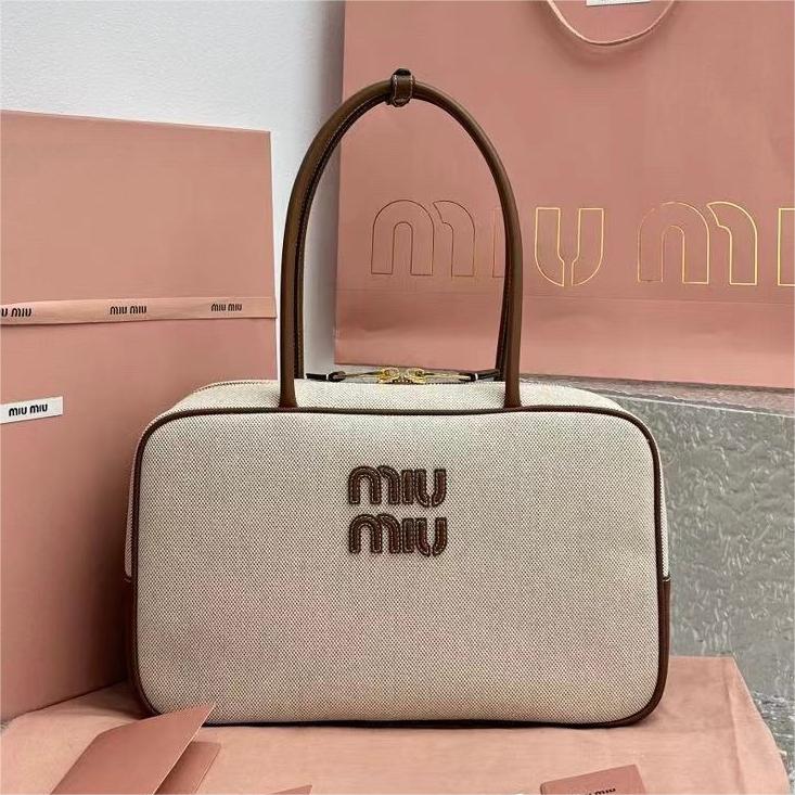 Miumiu-canvas bag-35cm