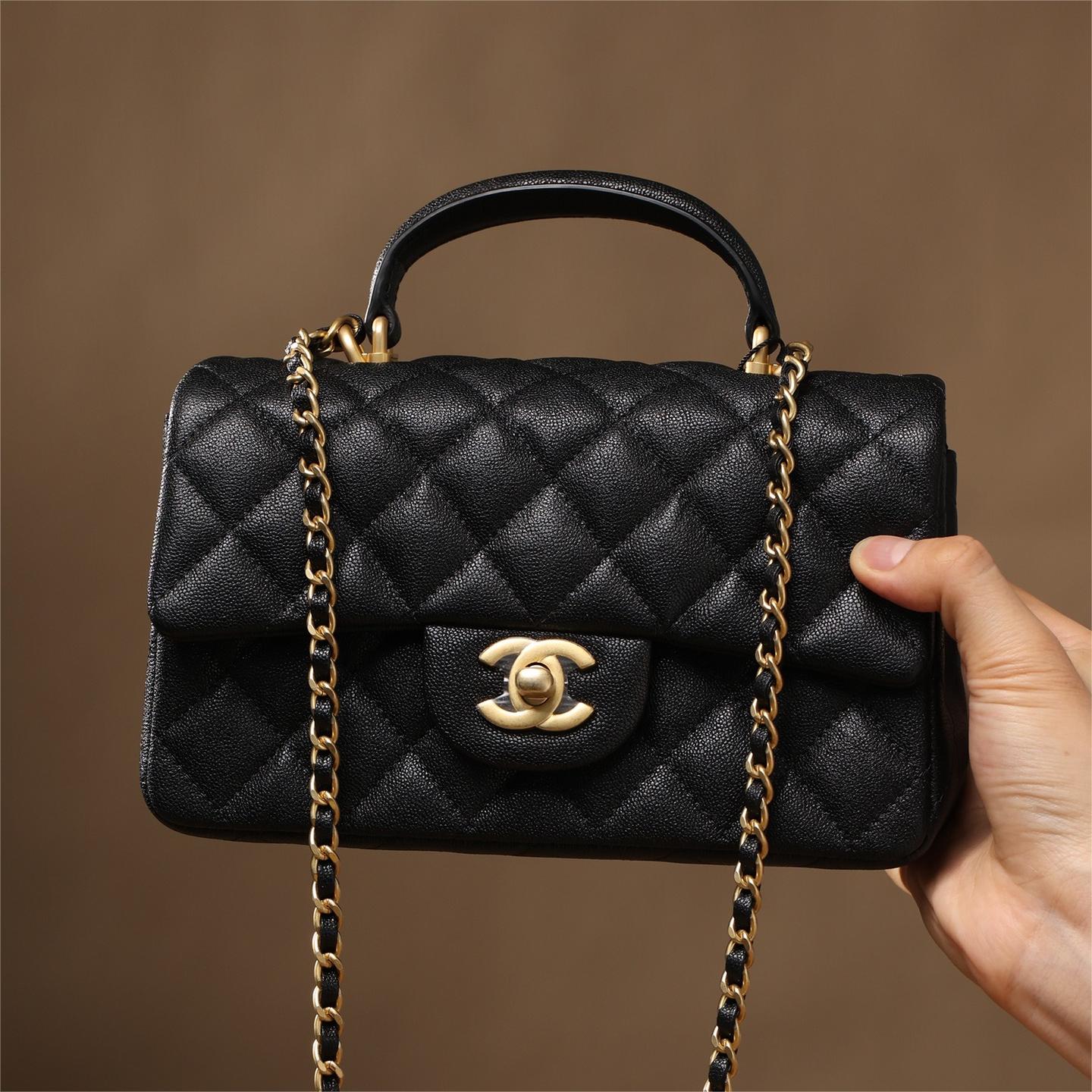 Chanel -Classic Flap mini handle-20cm