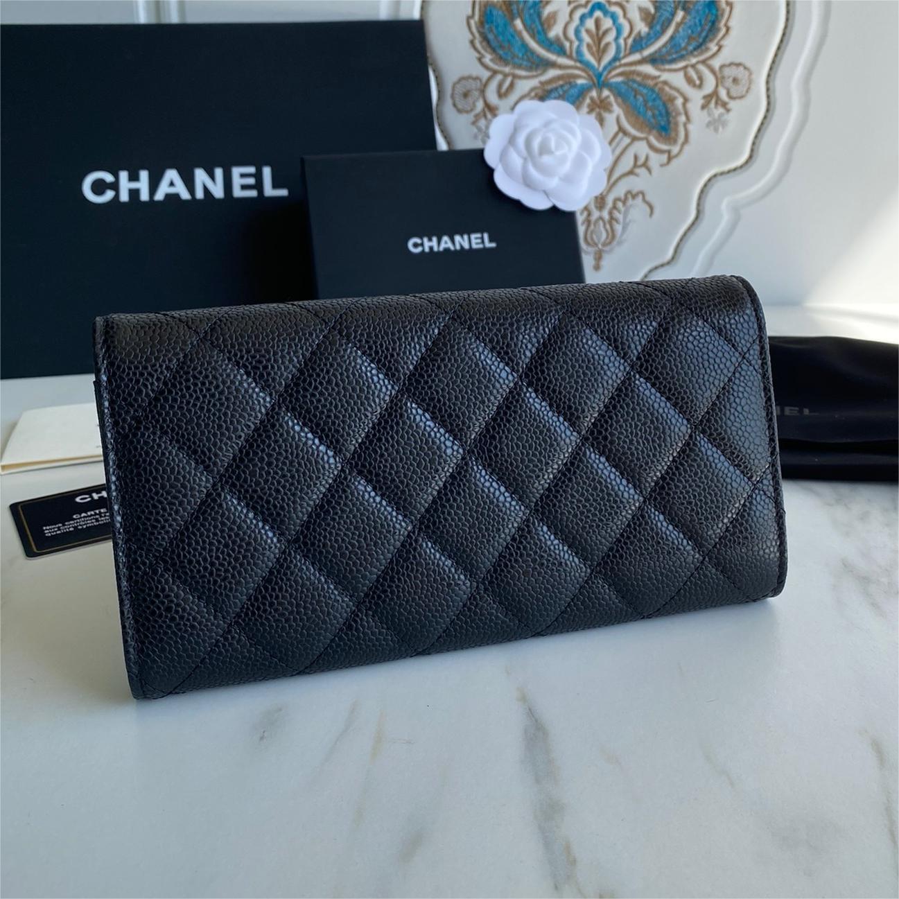 Chanel- Classic Long Flap Wallet-19cm
