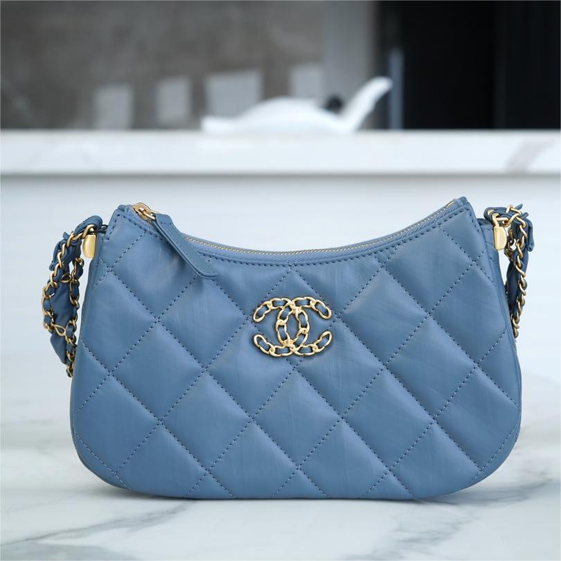 Chanel -23K 19 Hobo-23cm