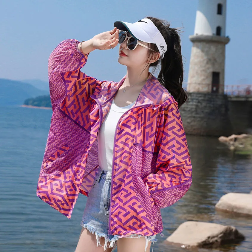 Pakaian pelindung matahari fashion longgar gaya Korea
