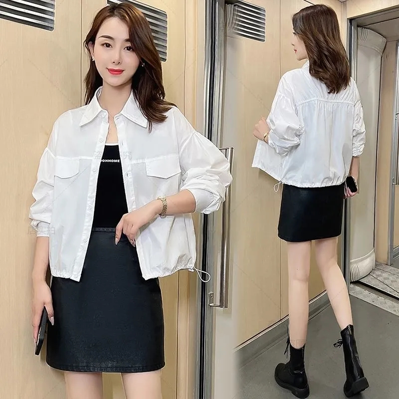 Mantel parit kerah serut fashion wanita