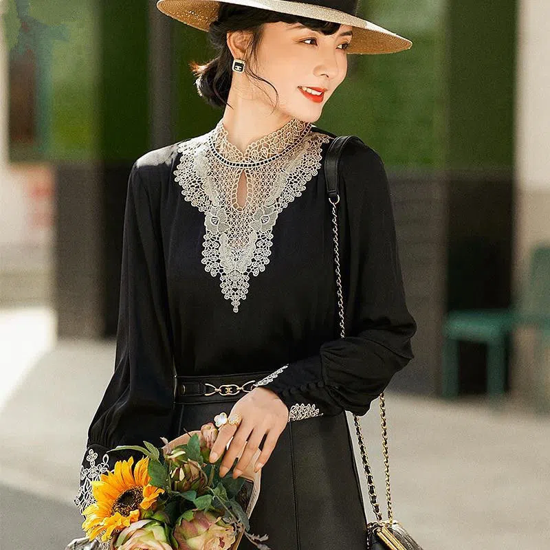 Kemeja Sutra Premium Bordir Vintage