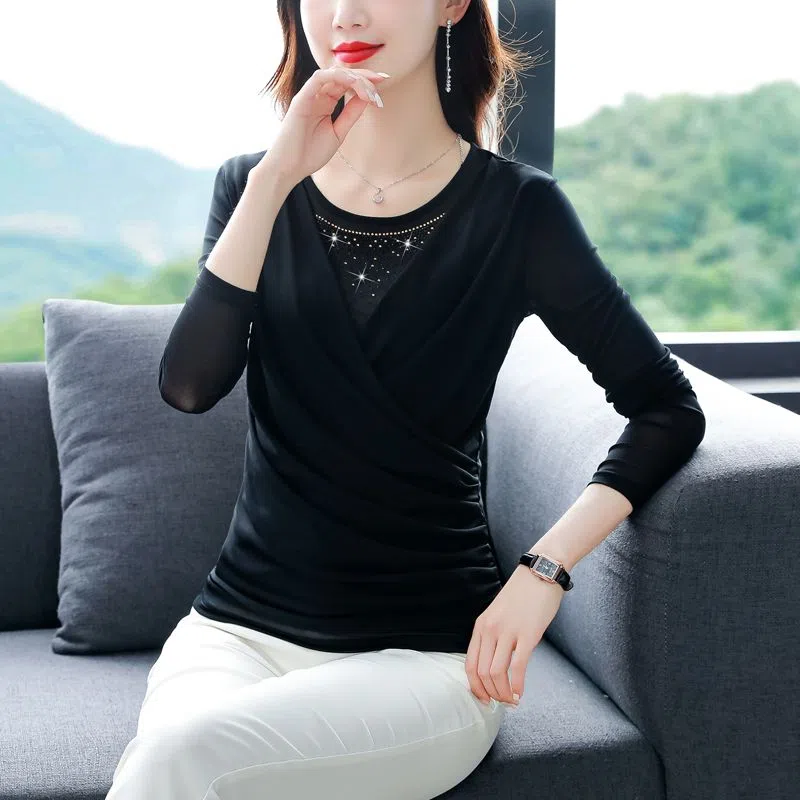 Kemeja sutra kelas atas yang modis dan serbaguna