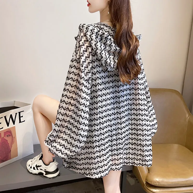 pakaian pelindung matahari sutra es berkerudung