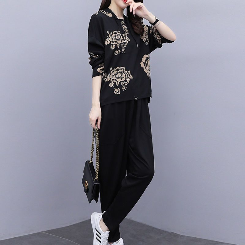 Setelan celana harem ukuran besar mode high-end kelas atas