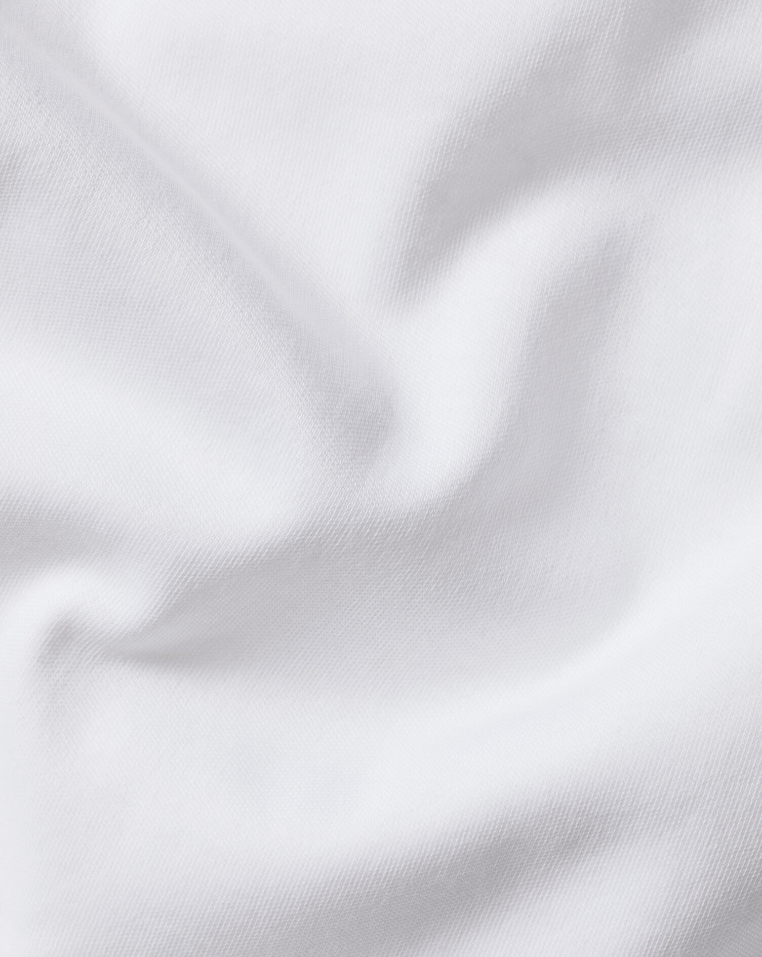 Zip-Neck Jersey Polo - White