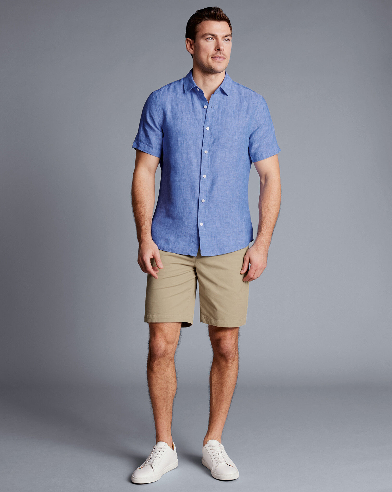 Cotton Shorts - Oatmeal