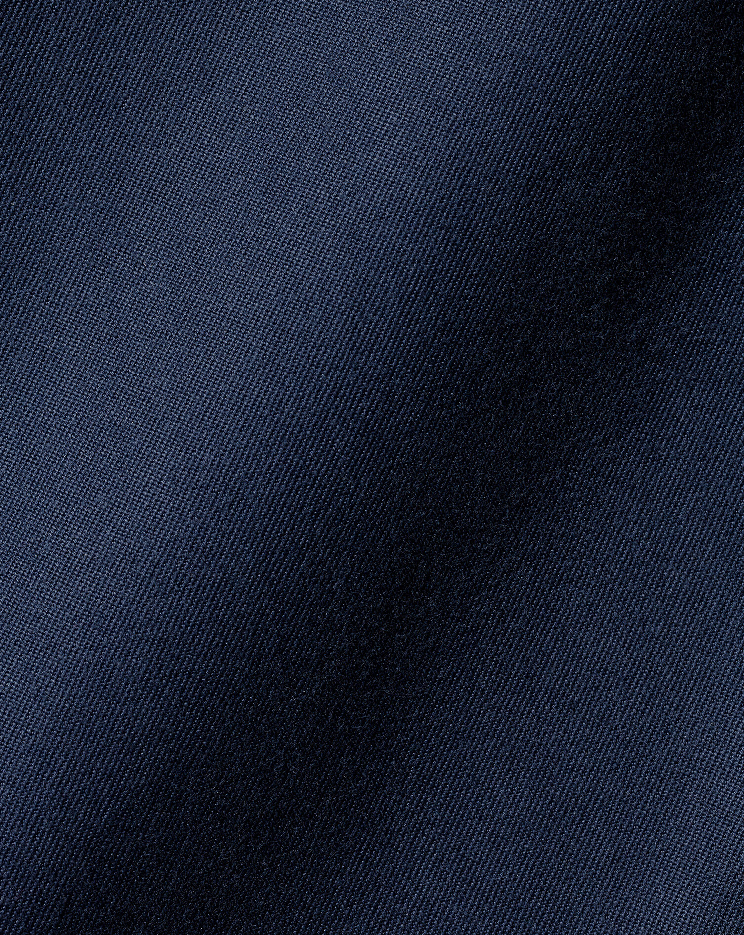 Button-Down Collar Washed Fine Twill Shirt - Navy