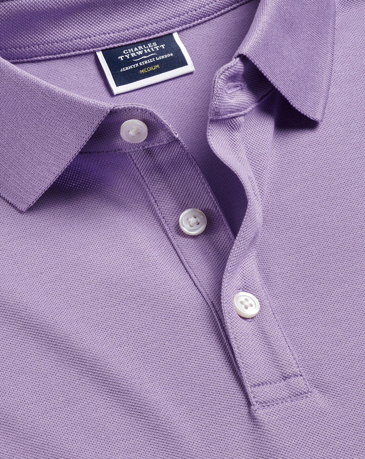 Tyrwhitt Pique Polo - Lilac Purple