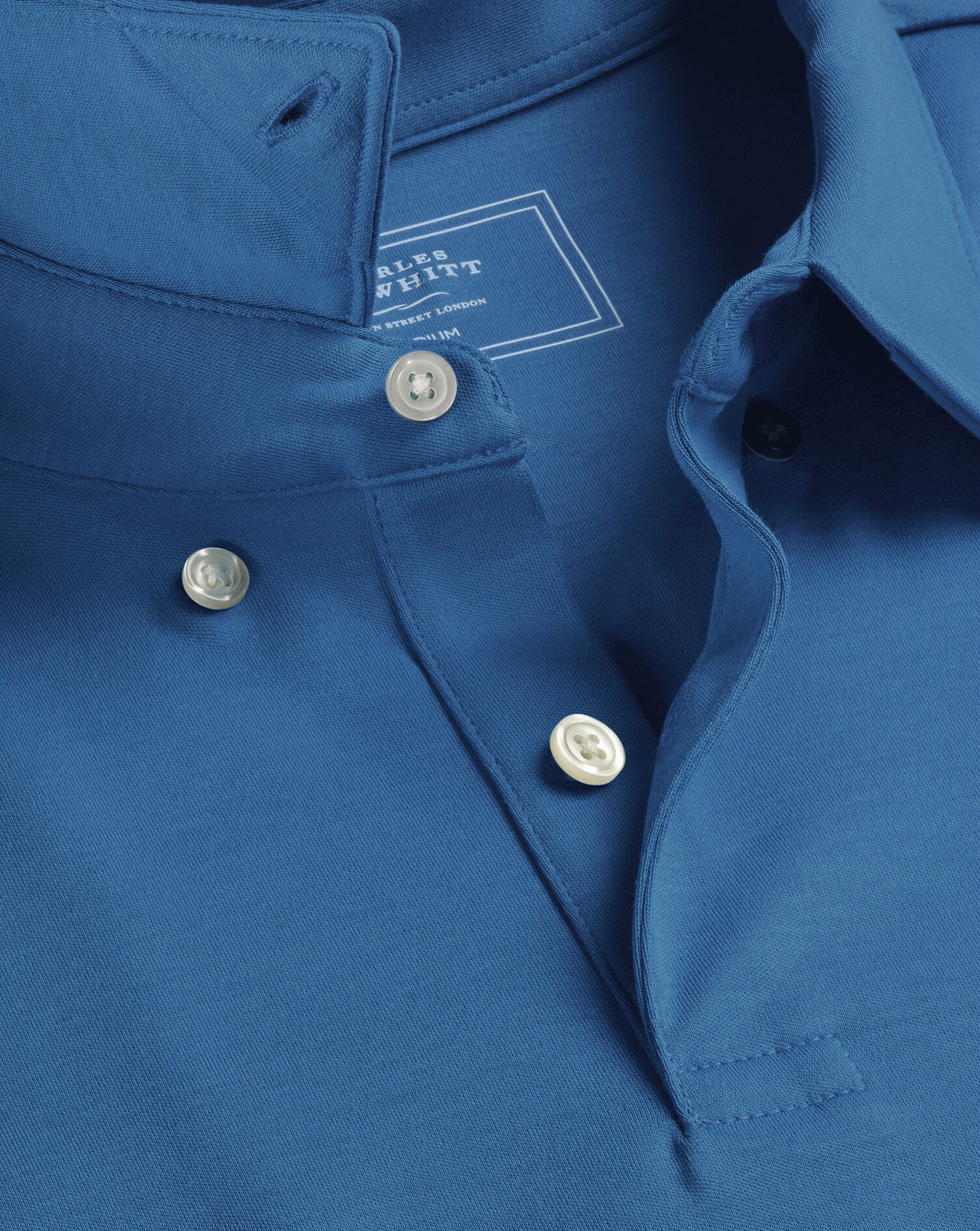 Smart Jersey Polo - Ocean Blue