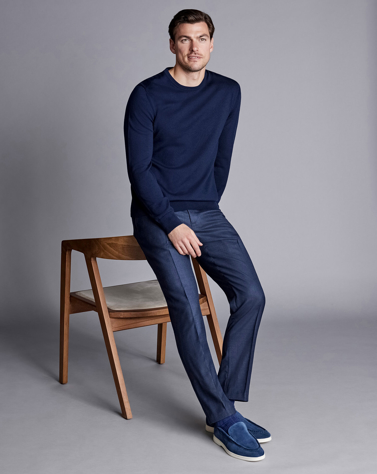 End-on-End Ultimate Performance Suit Pants - Navy