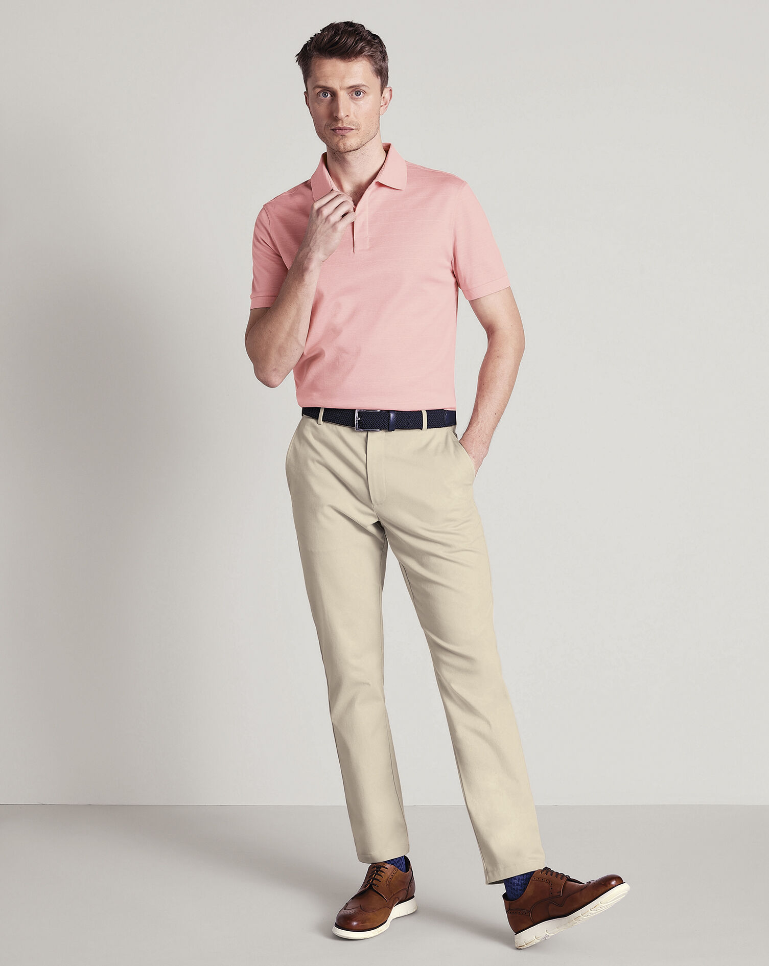 Tyrwhitt Cool Polo - Pink