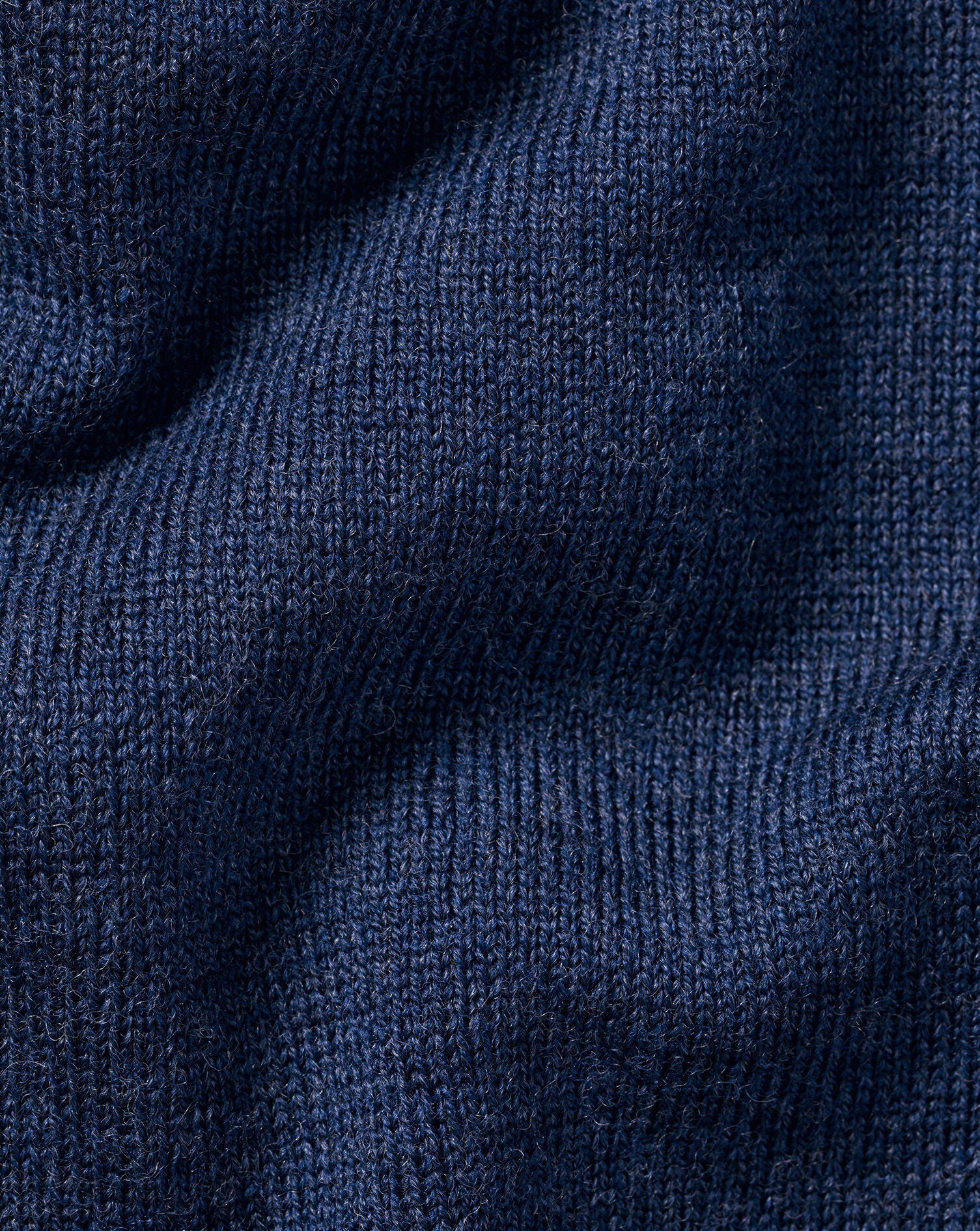Merino V-Neck Sweater - Ink Blue